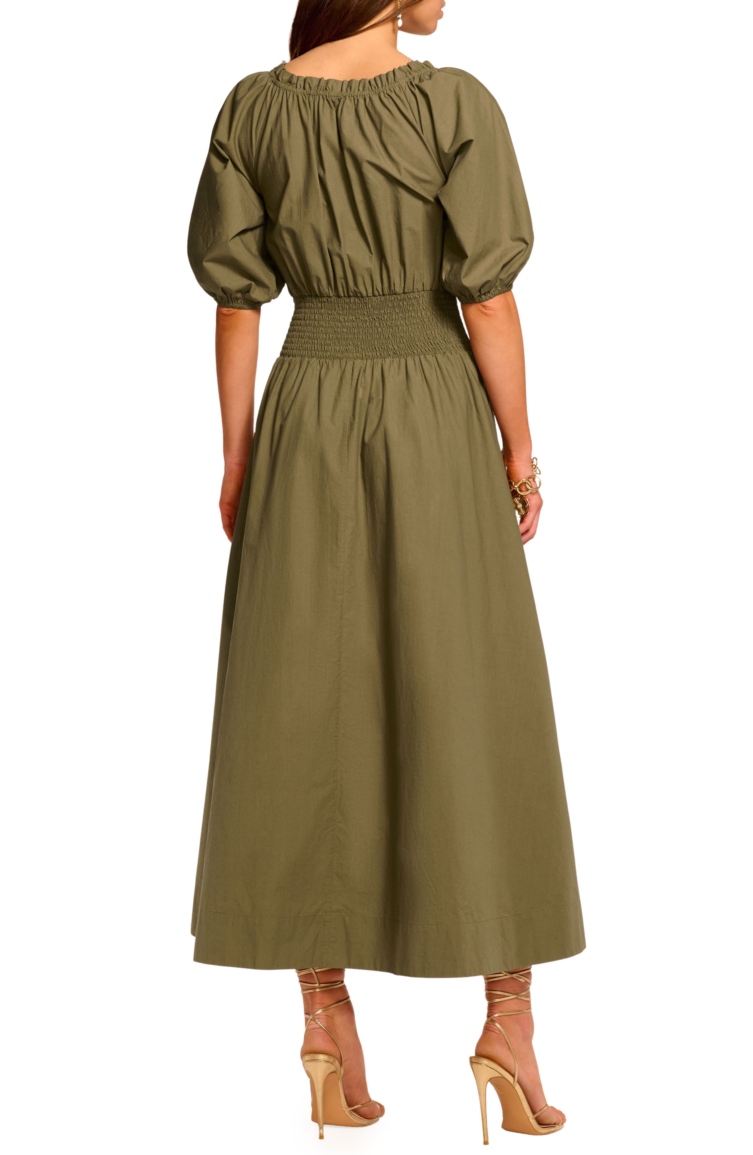 Laura Smocked Waist Maxi Dress - image 2
