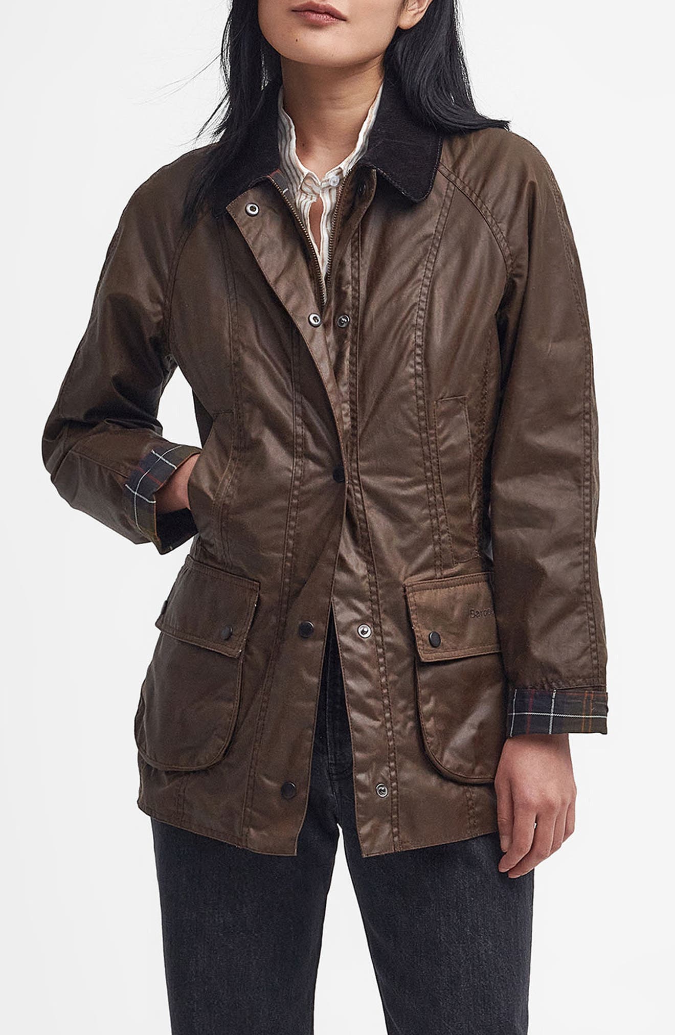 Beadnell Water Resistant Waxed Cotton Jacket - image 3