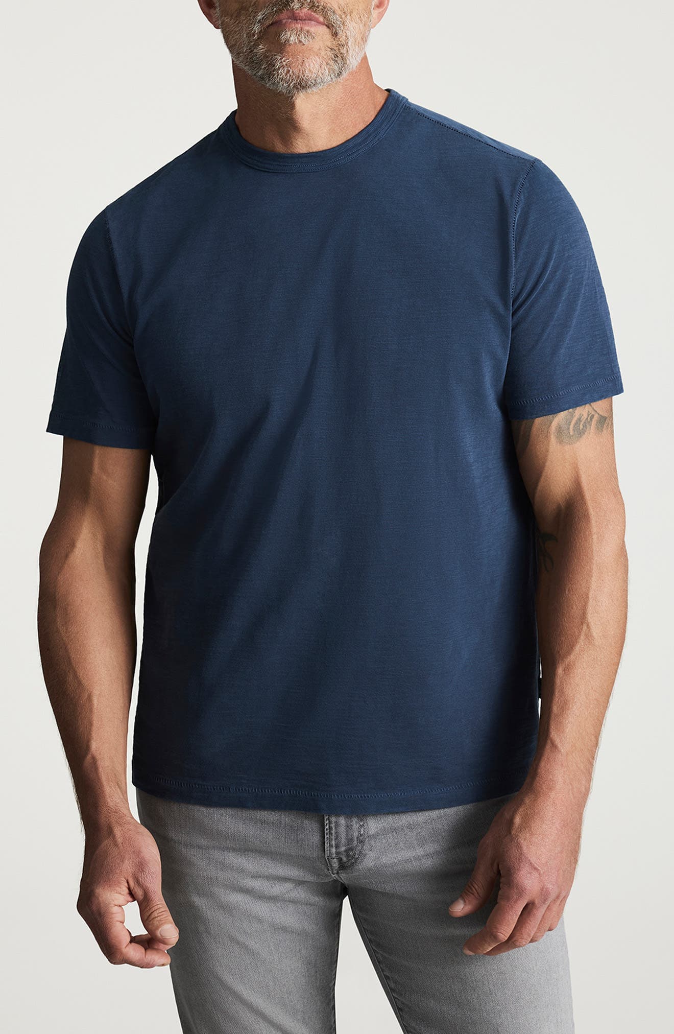 Slub Cotton Crewneck T-Shirt - image 1