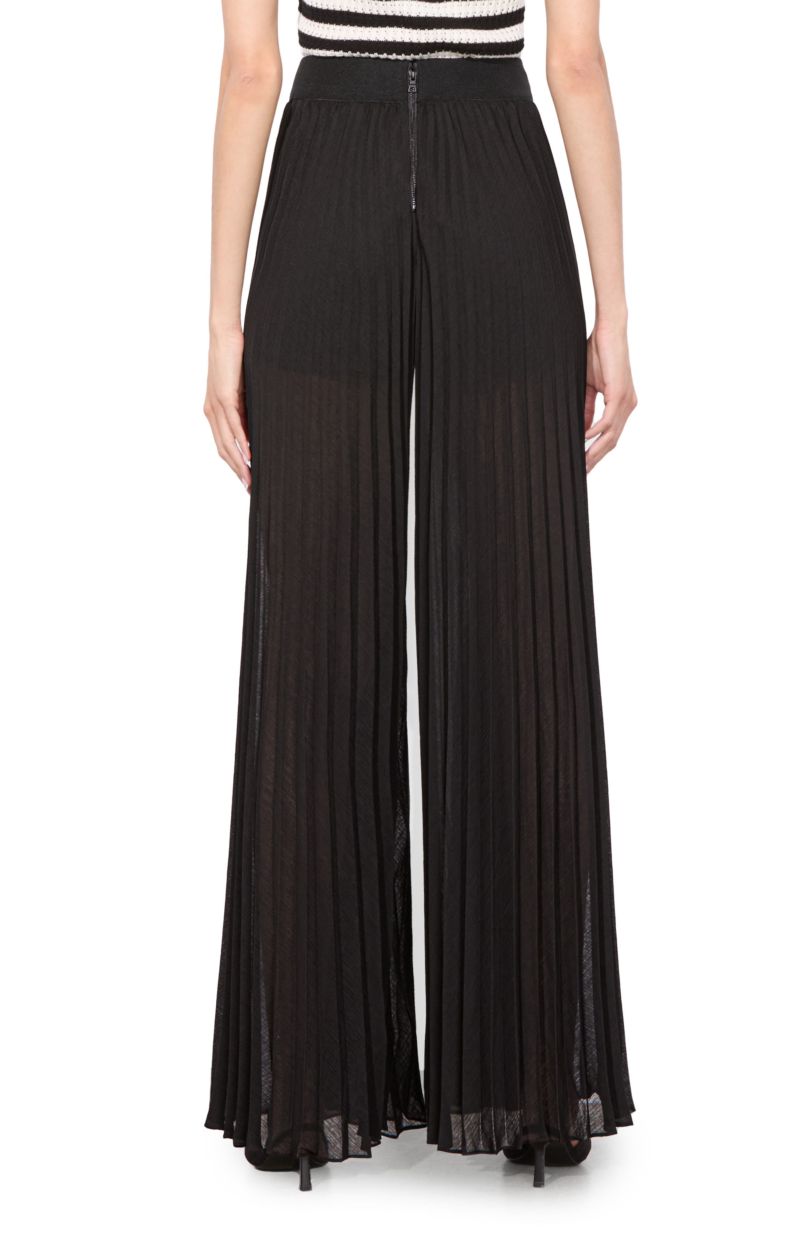 Athena Accordion Pleated Wide Leg Pants - image 2