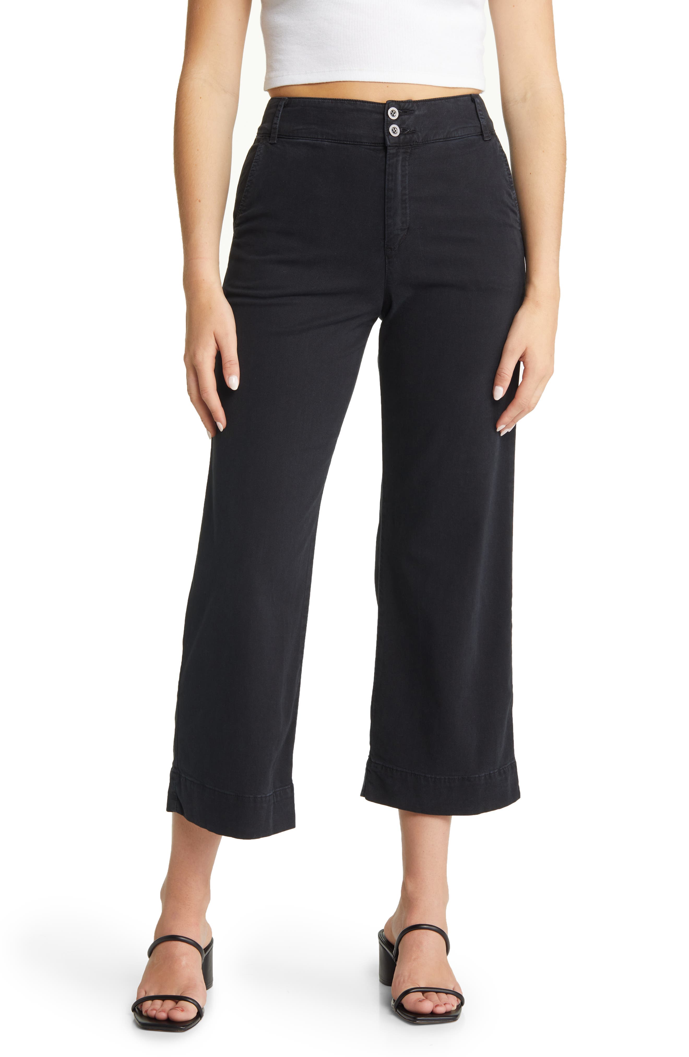 Saige Wide Leg Crop Pants - image 1