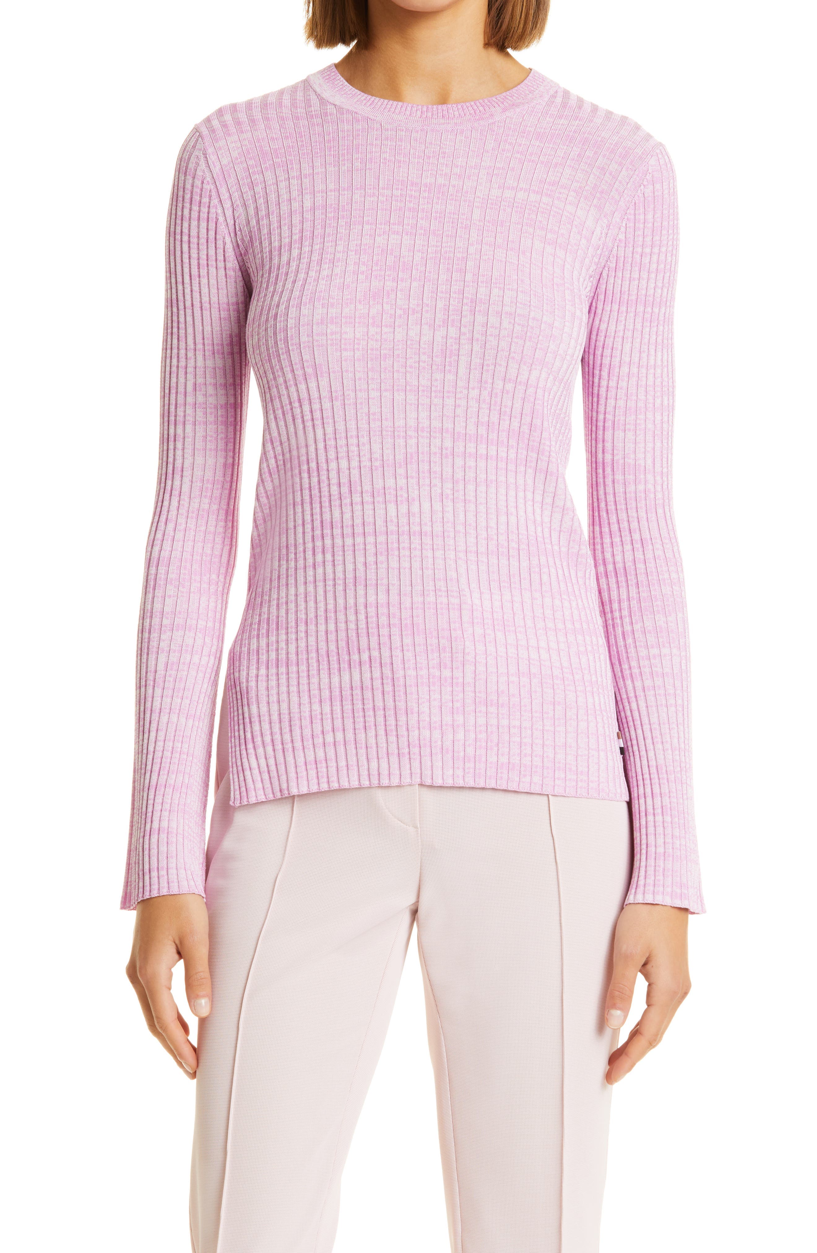 Flori Rib Crewneck Sweater - image 1