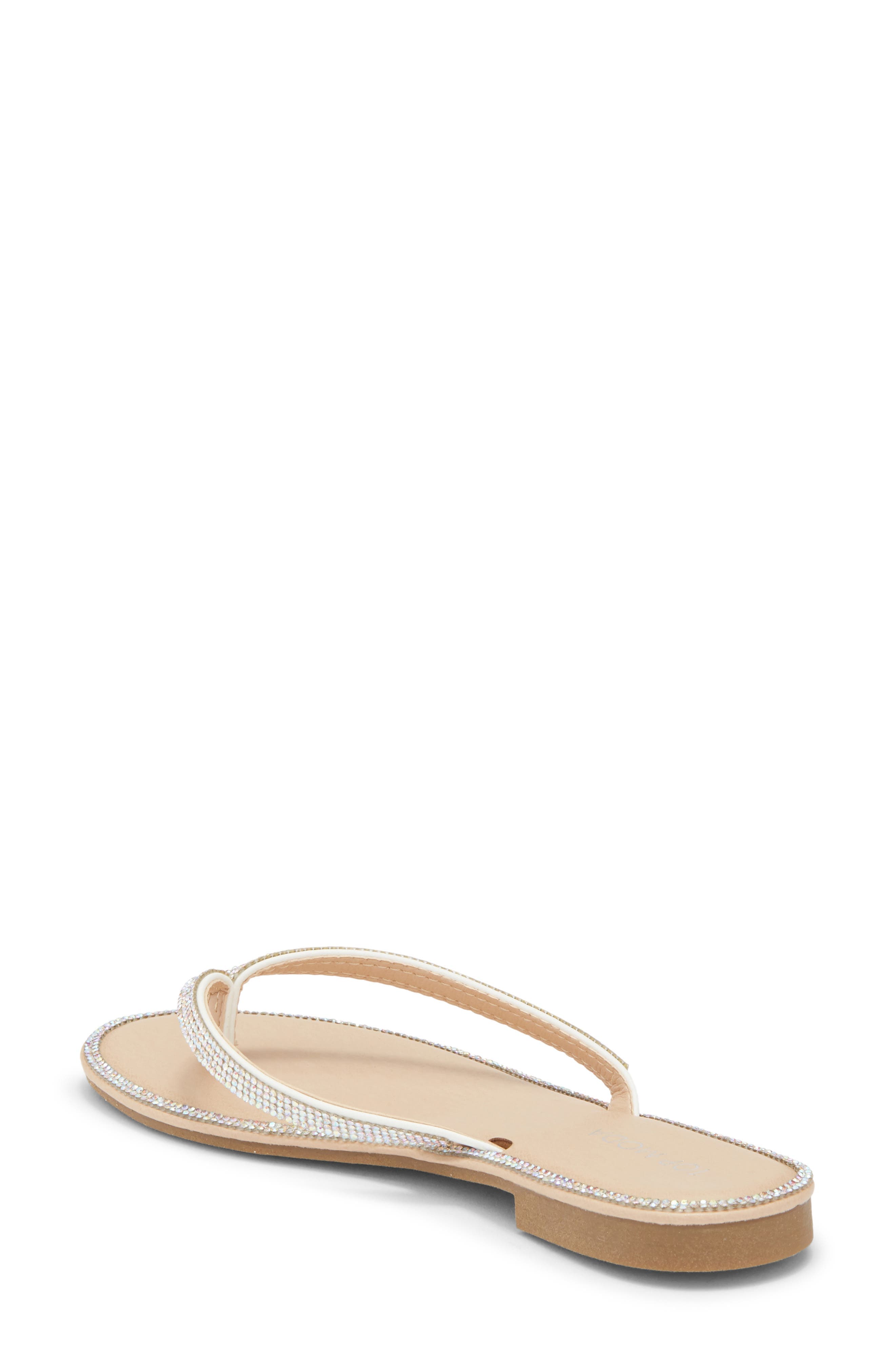 Haiti Rhinestone Embellished Flip Flop - image 4