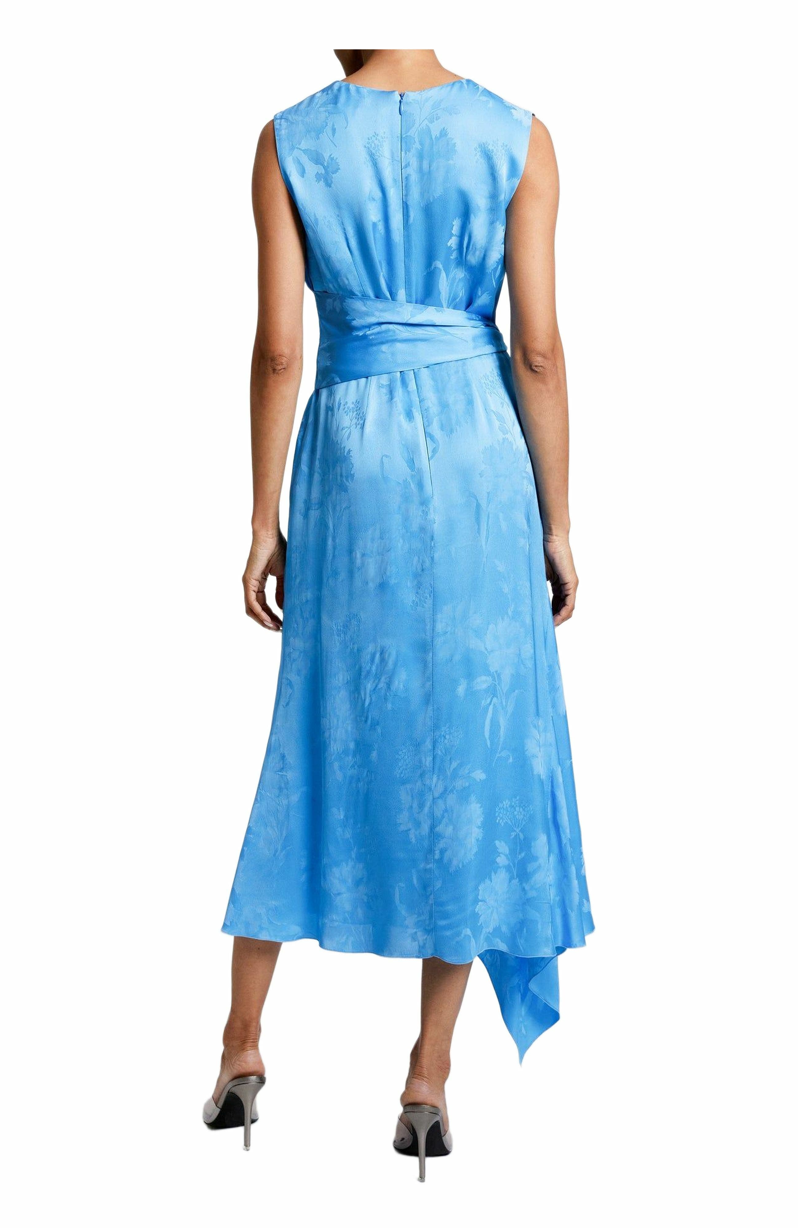 VELIA Sleeveless Faux-Wrap Asymmetric Dress - image 2