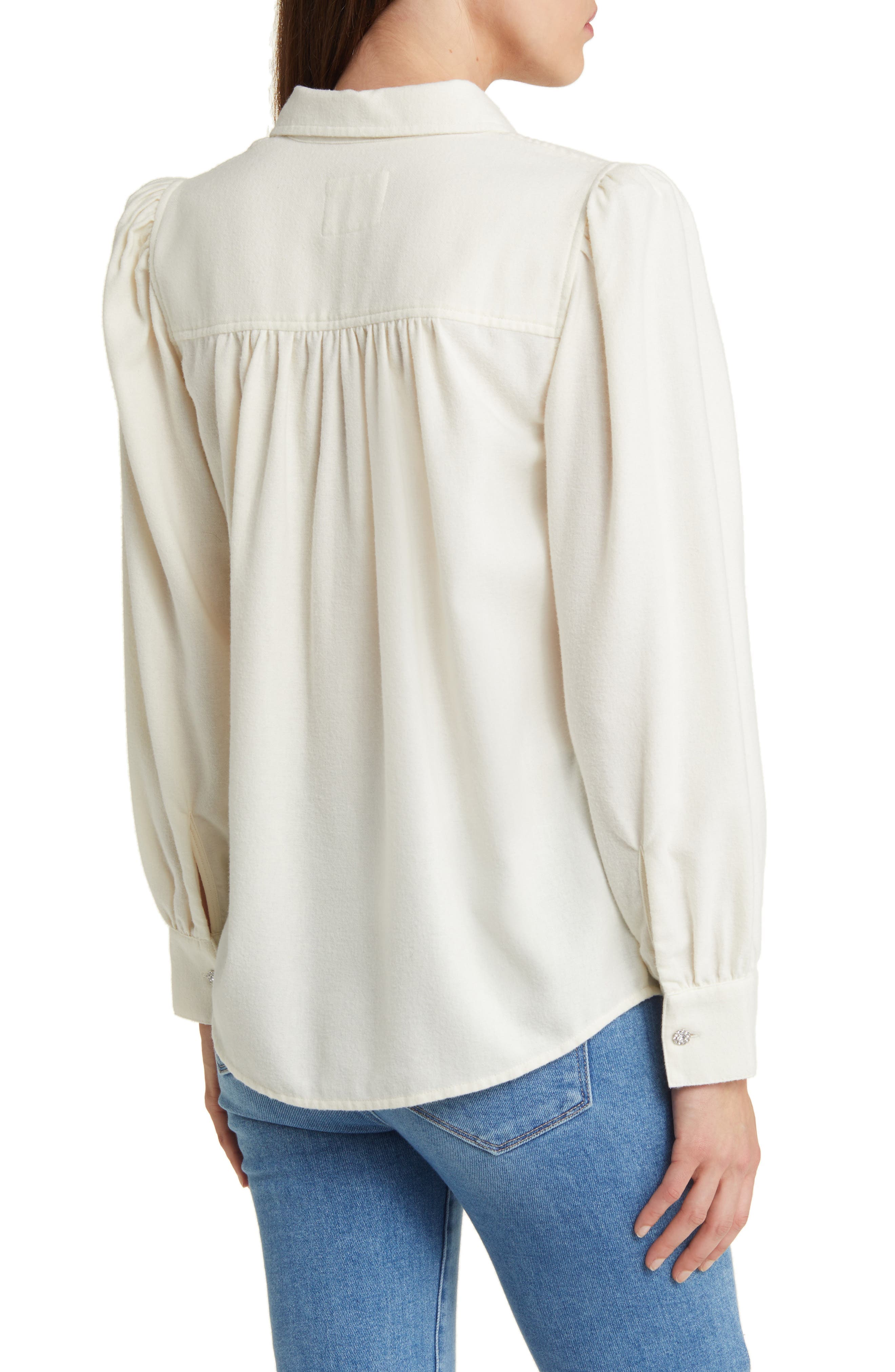 Angelica Embellished Button-Up Shirt - image 2