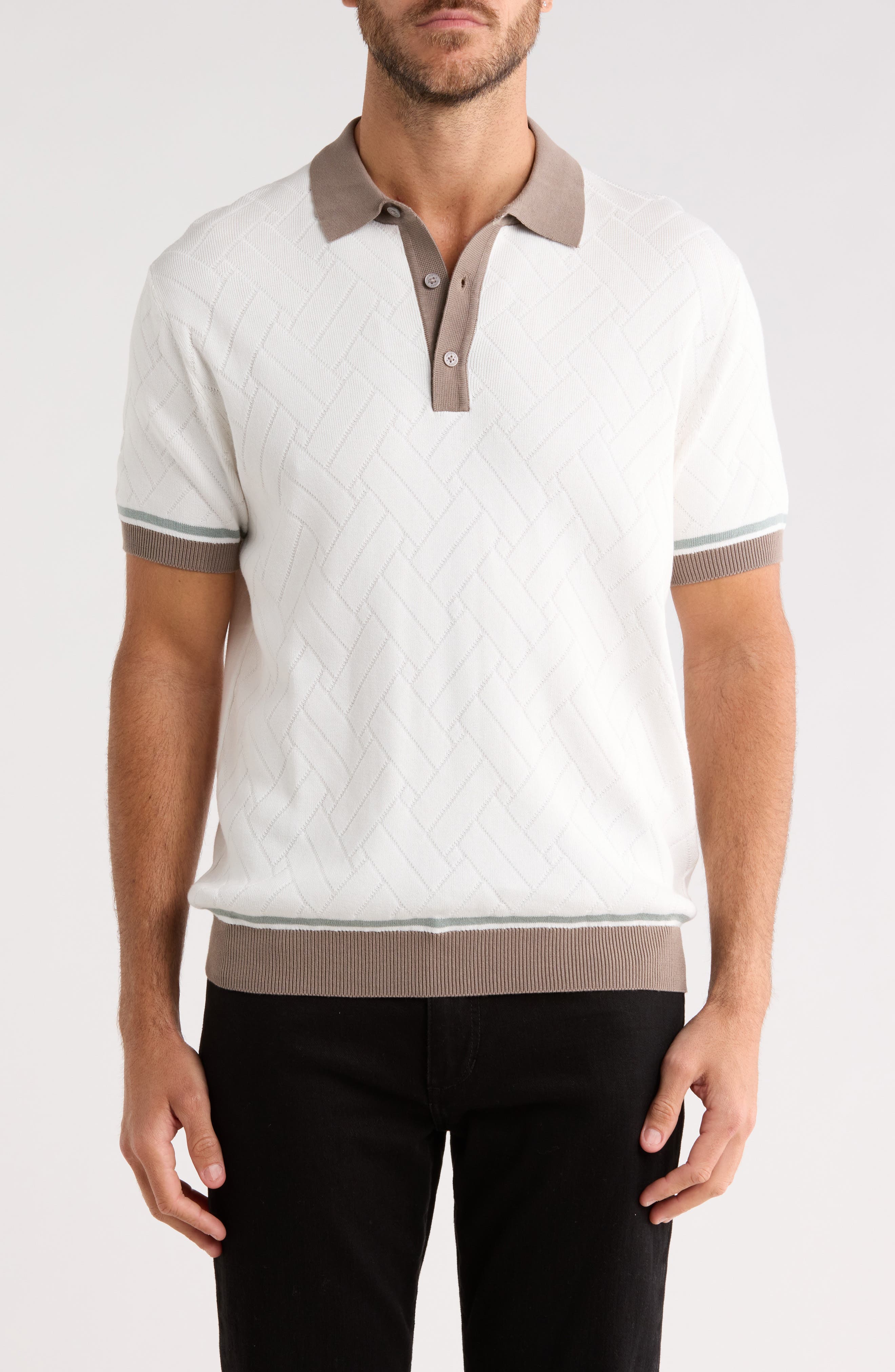 Contrast Trim Polo - image 1