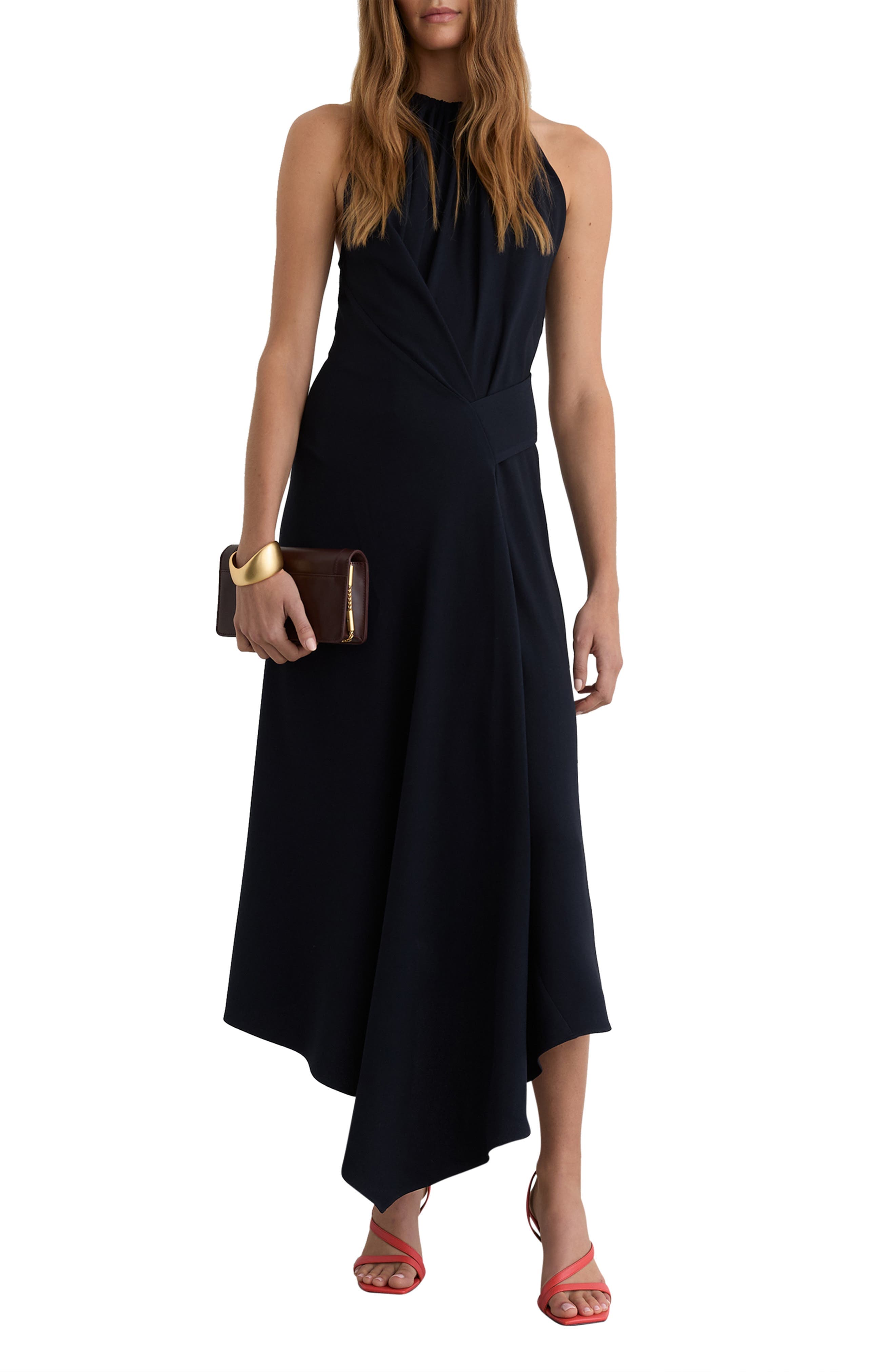 Maeve Asymmetric Sleeveless Maxi Dress - image 1
