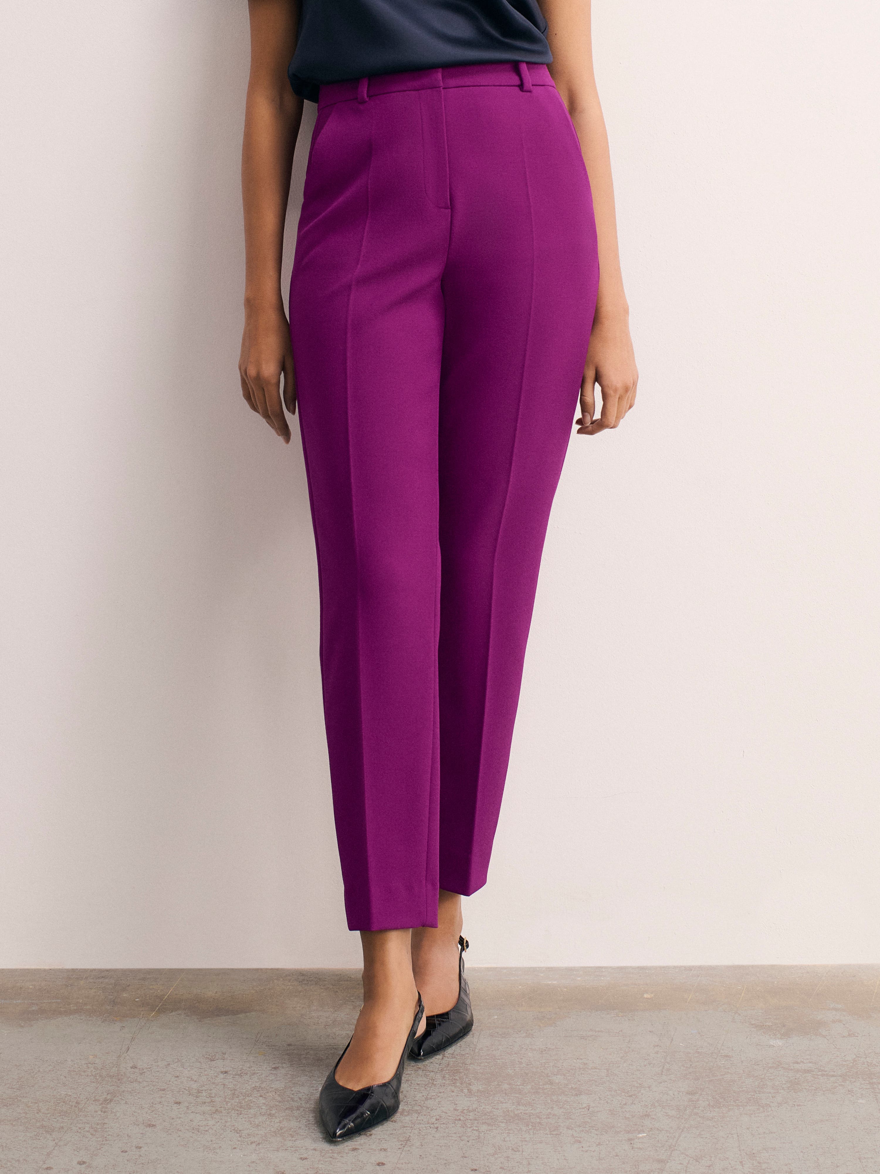 Tavira Sculpt Crepe Pants - image 1