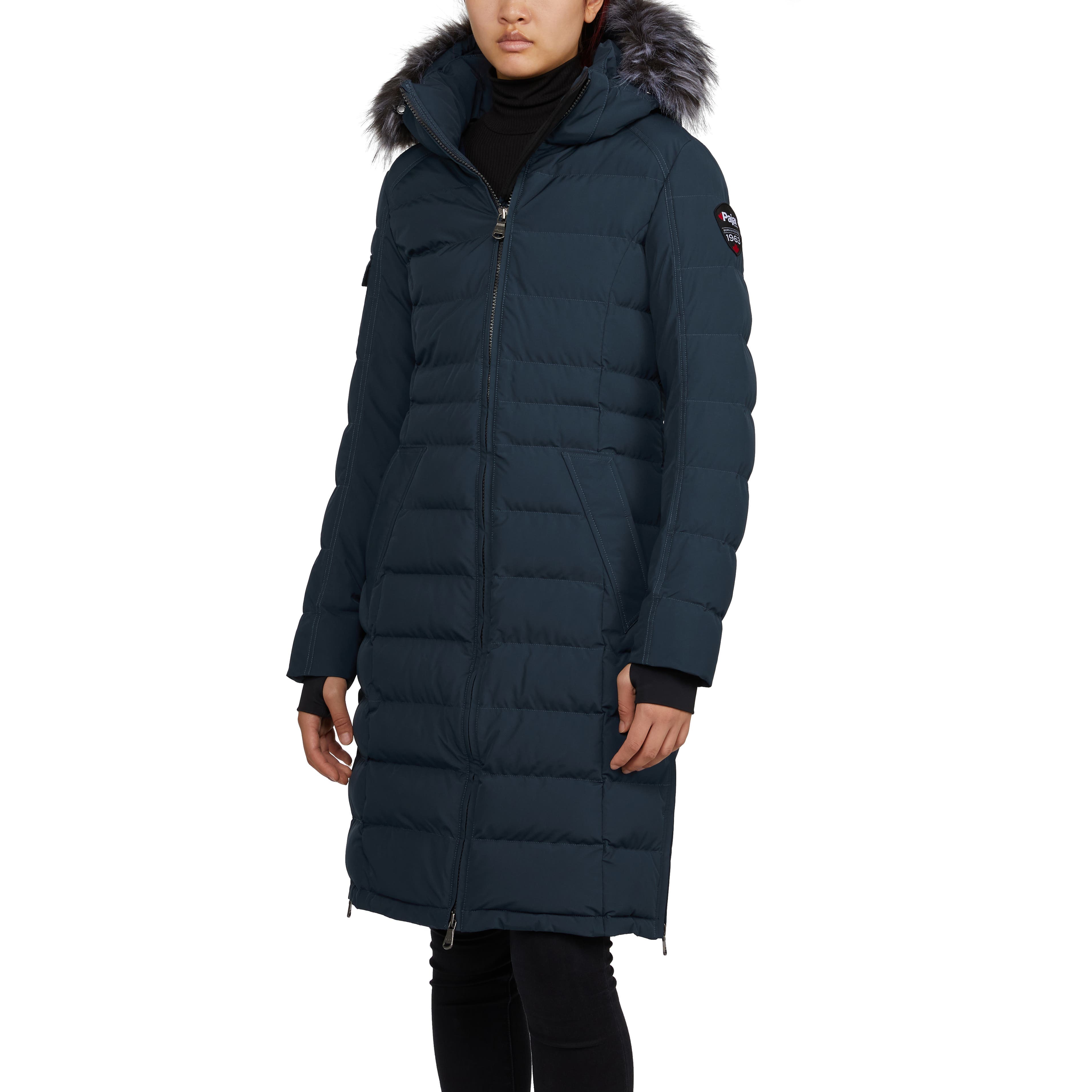 Venice Long Puffer with Removable Faux Fur Trim - image 1