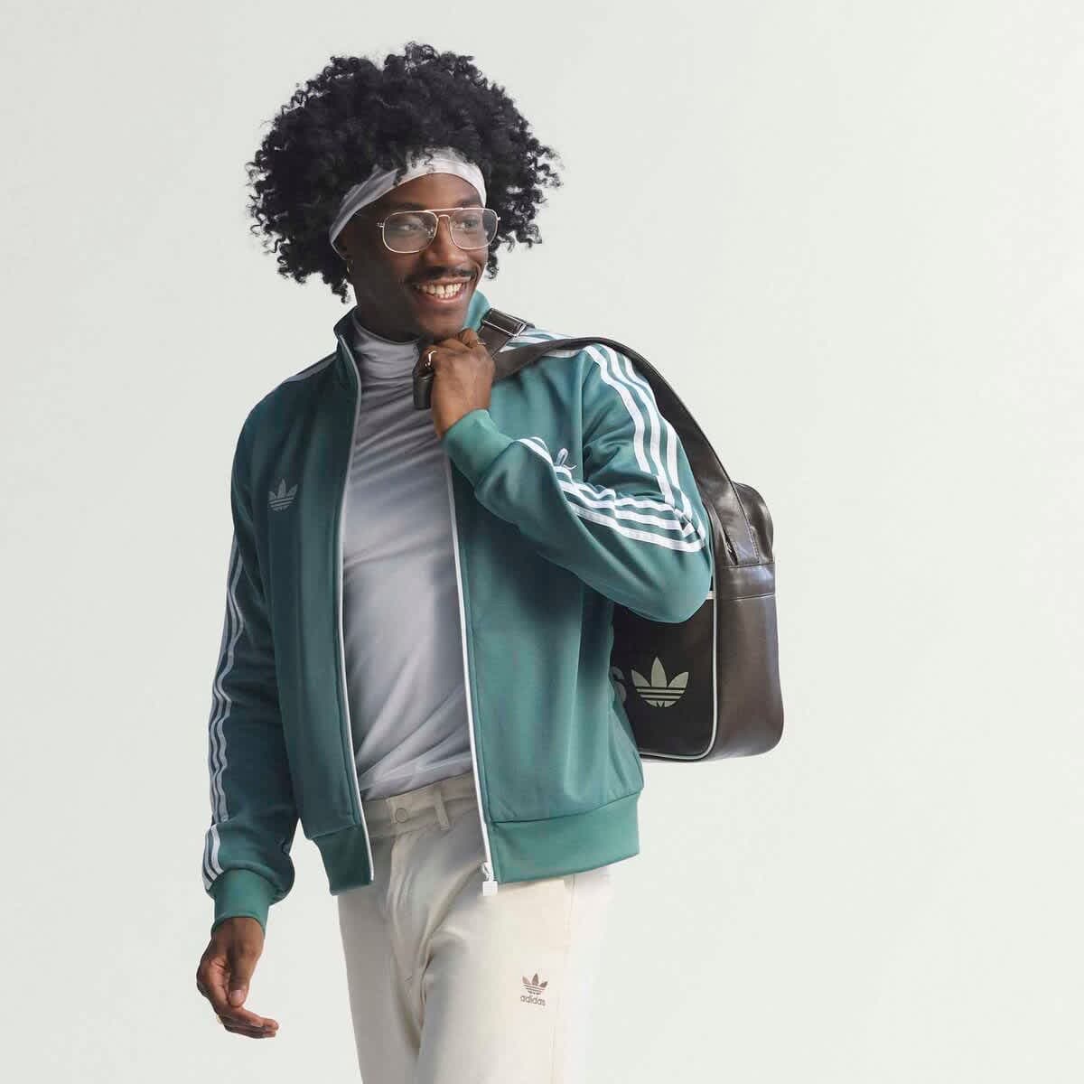 Men's adidas x Bob Marley Green Jamaica National Team Full-Zip Track Jacket - image 1