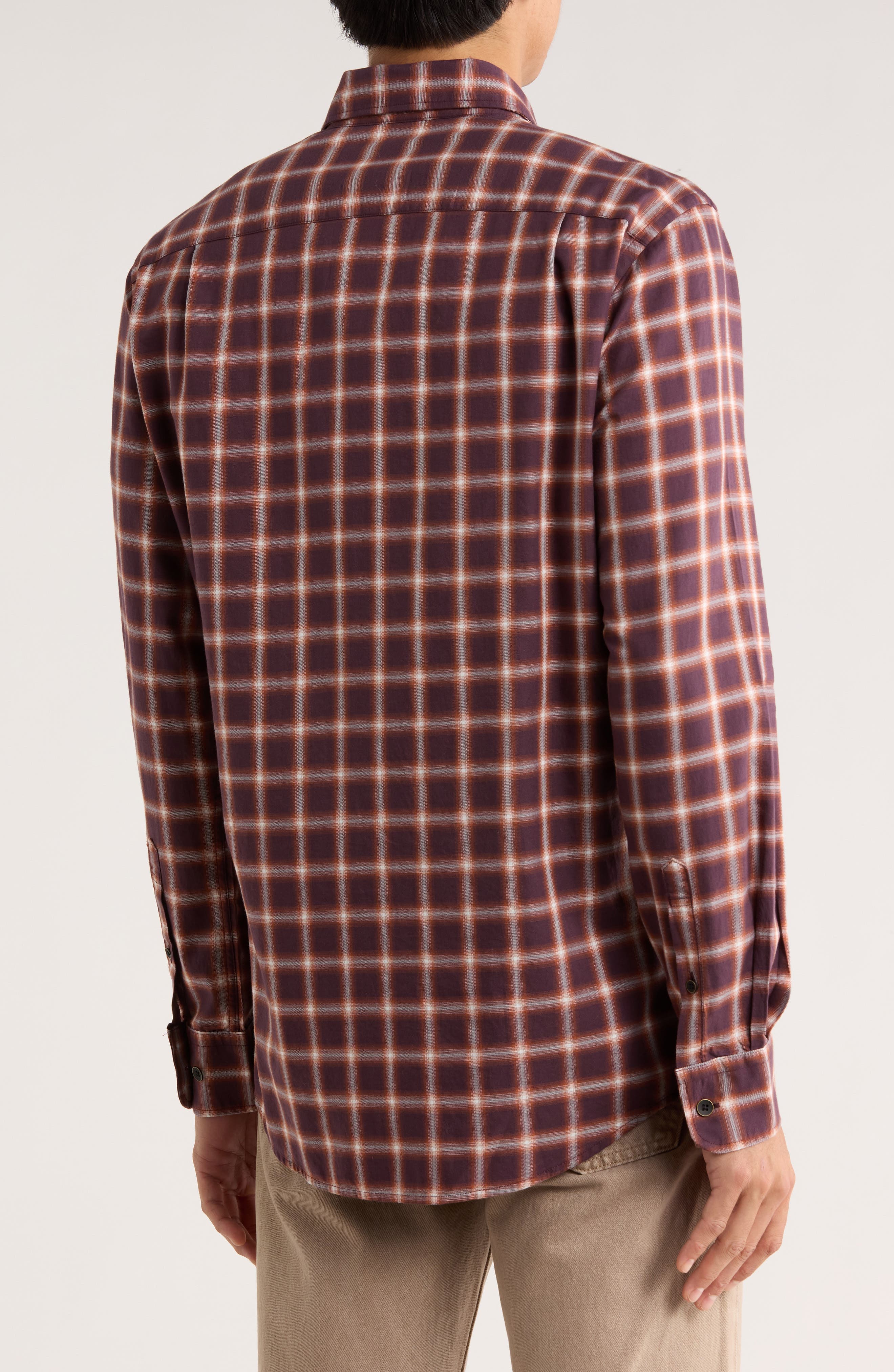 Wattle Downs Long Sleeve Sports Fit Button-Up Shirt - image 2