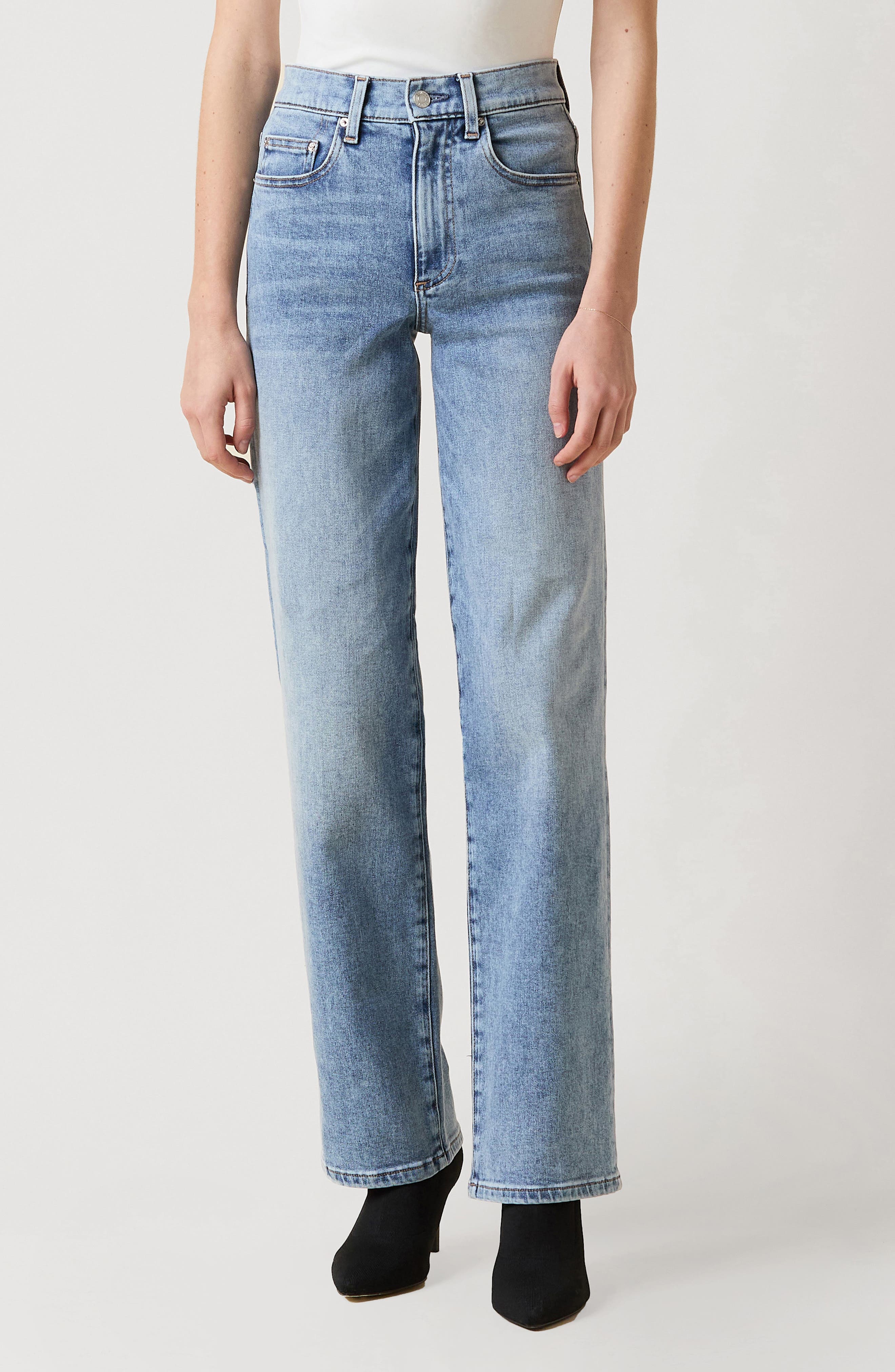'90s Mid Rise Ankle Straight Leg Jeans - image 1