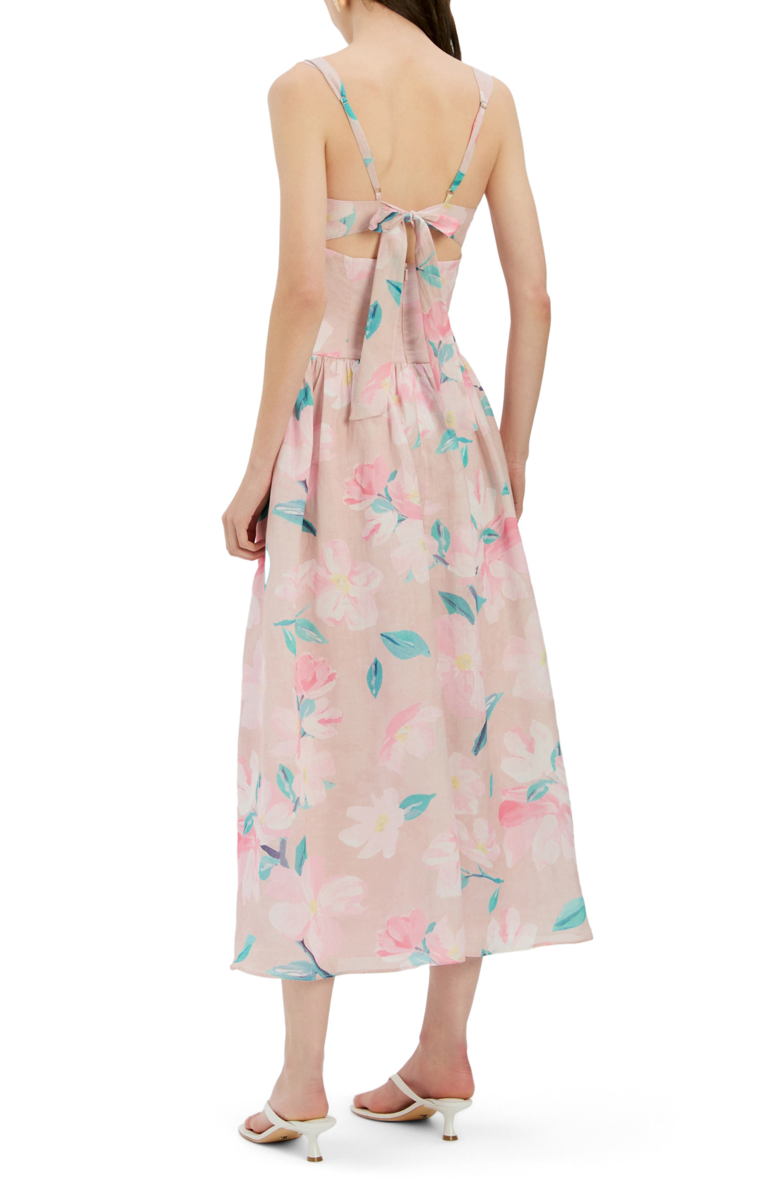 Cartia Print Midi Dress - image 2