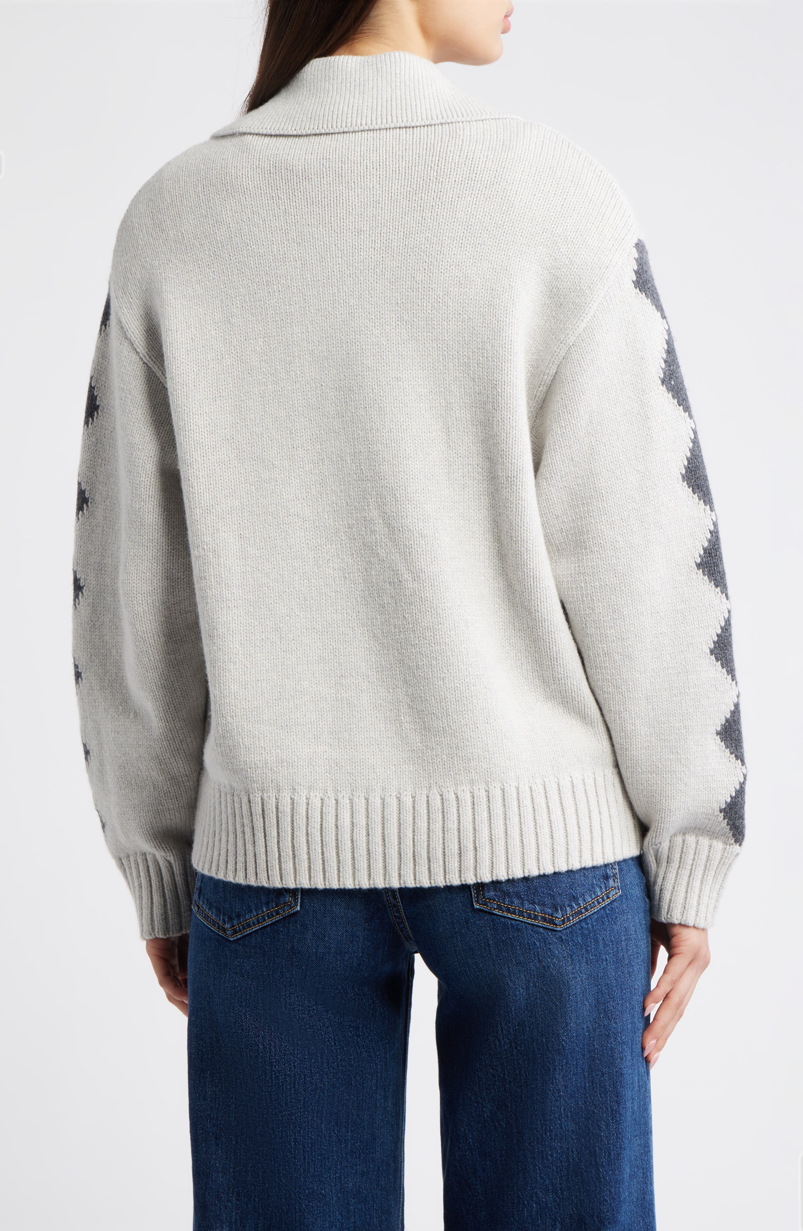 Rhea Ski Graphic Cardigan - image 2