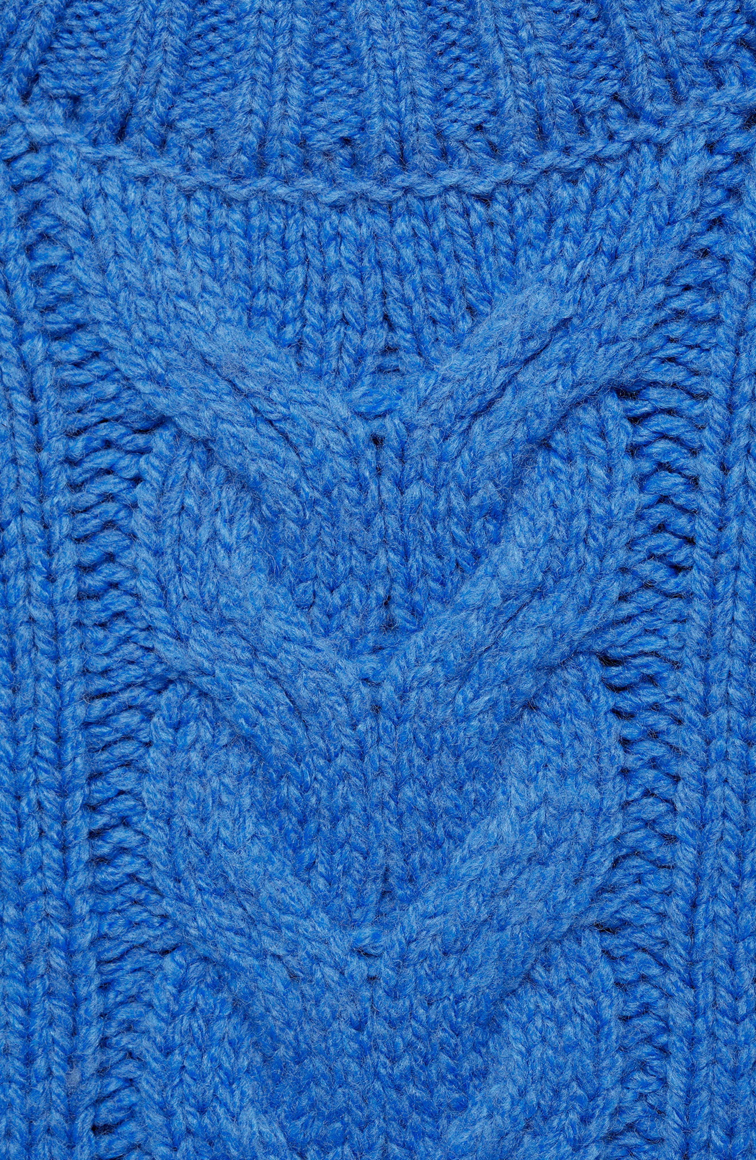 Cable Stitch Mock Neck Sweater - image 2