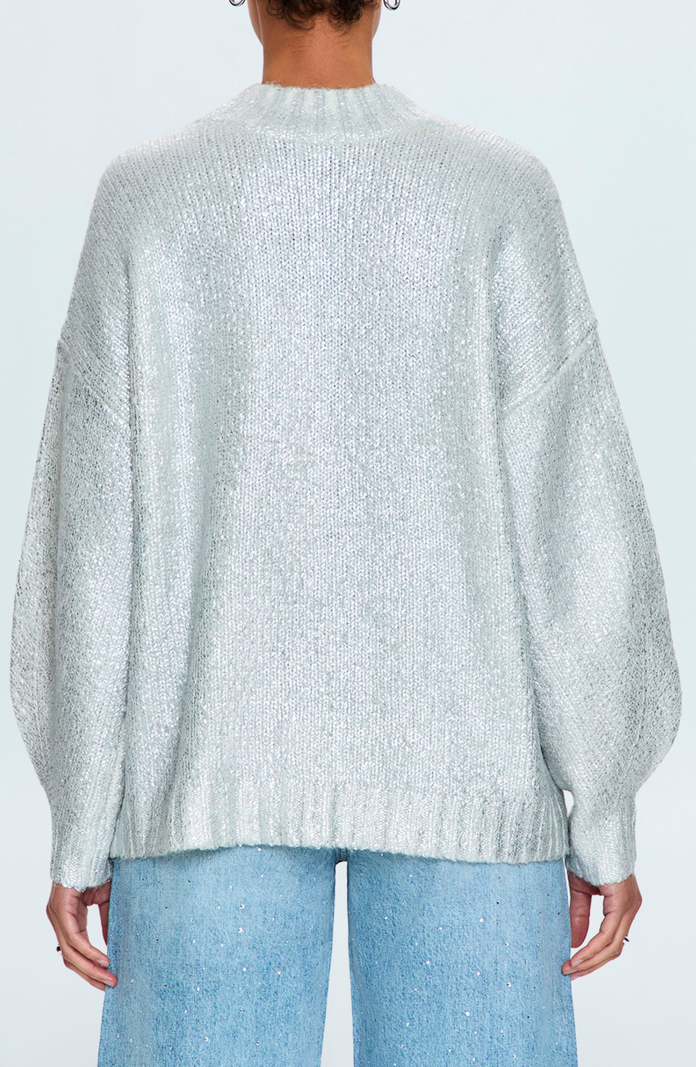 Carlen Mock Neck Oversize Sweater - image 2
