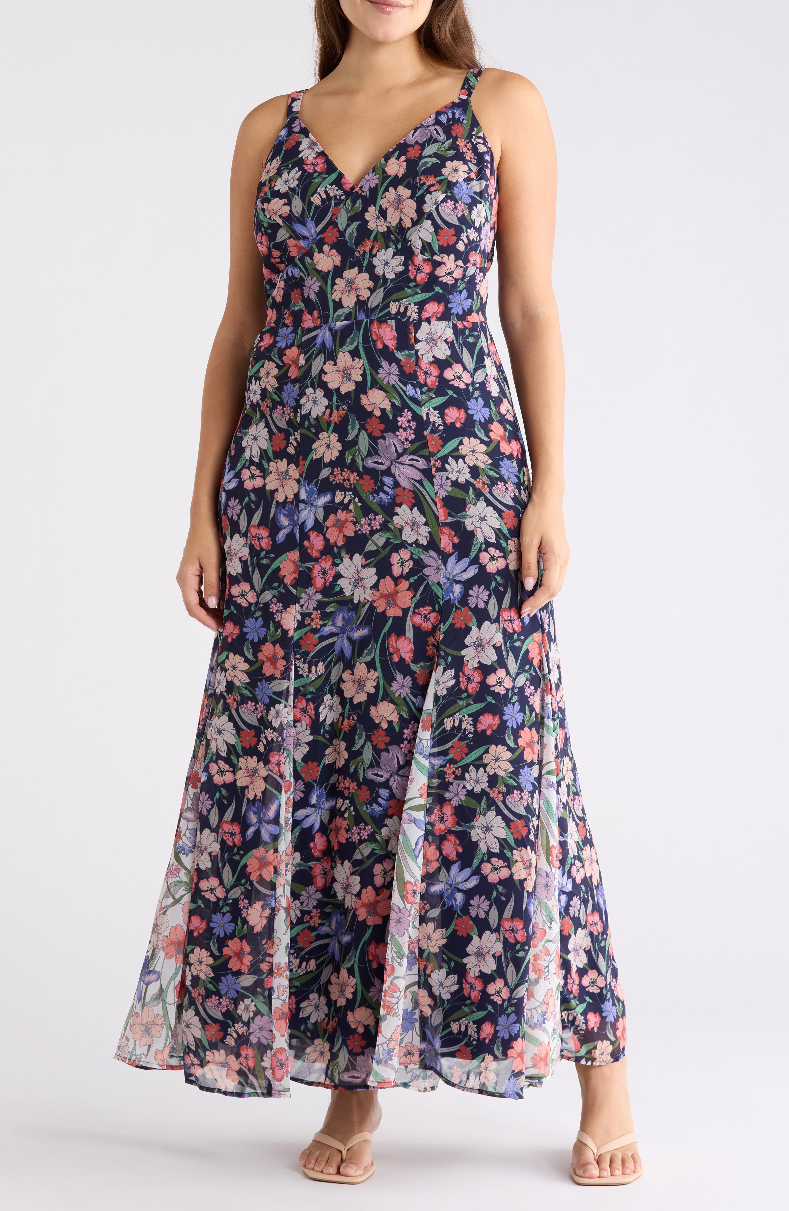 Belinna Floral Cocktail Dress - image 1