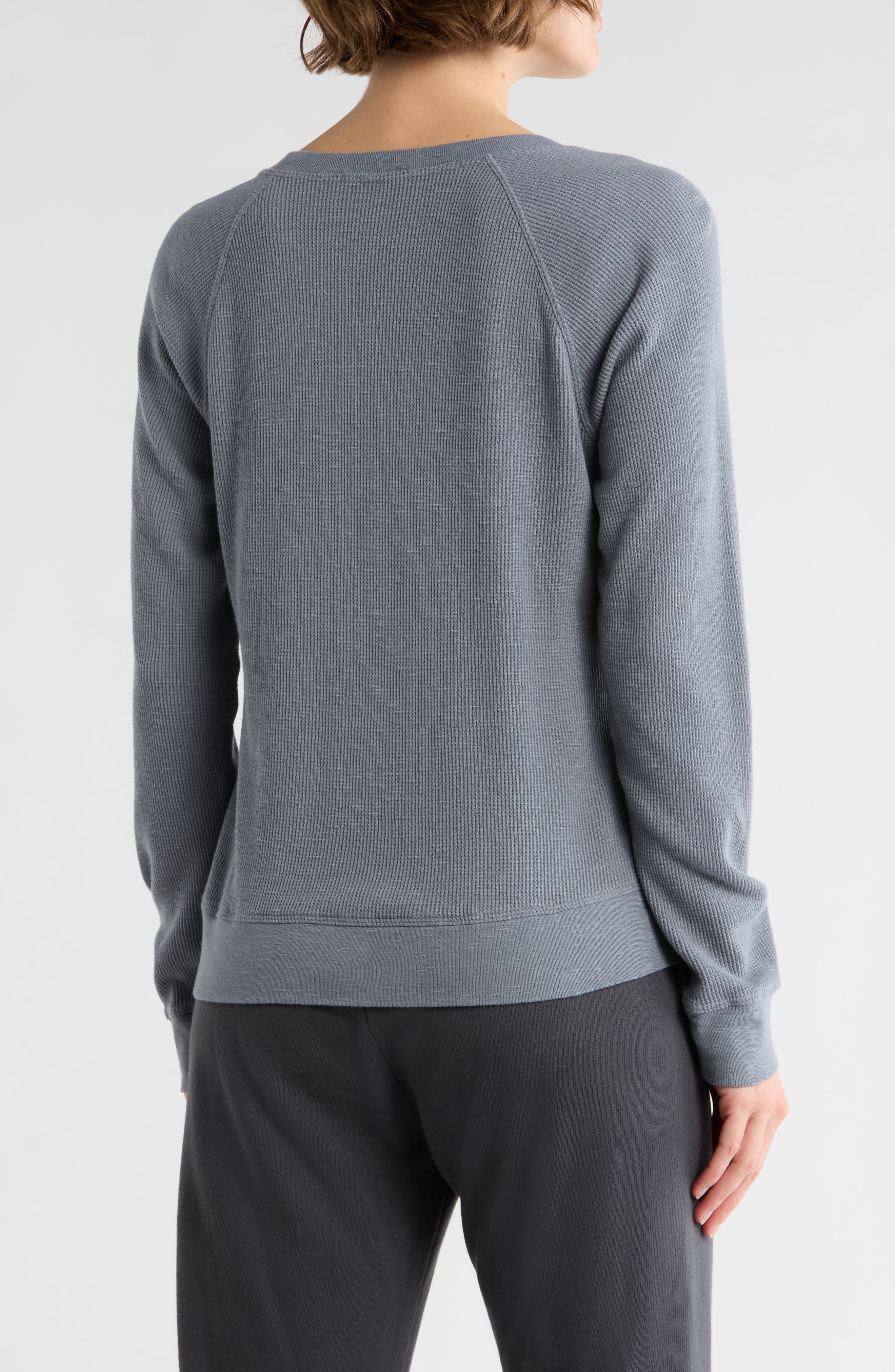 Relaxed Raglan Sleeve Cotton Pullover - image 4