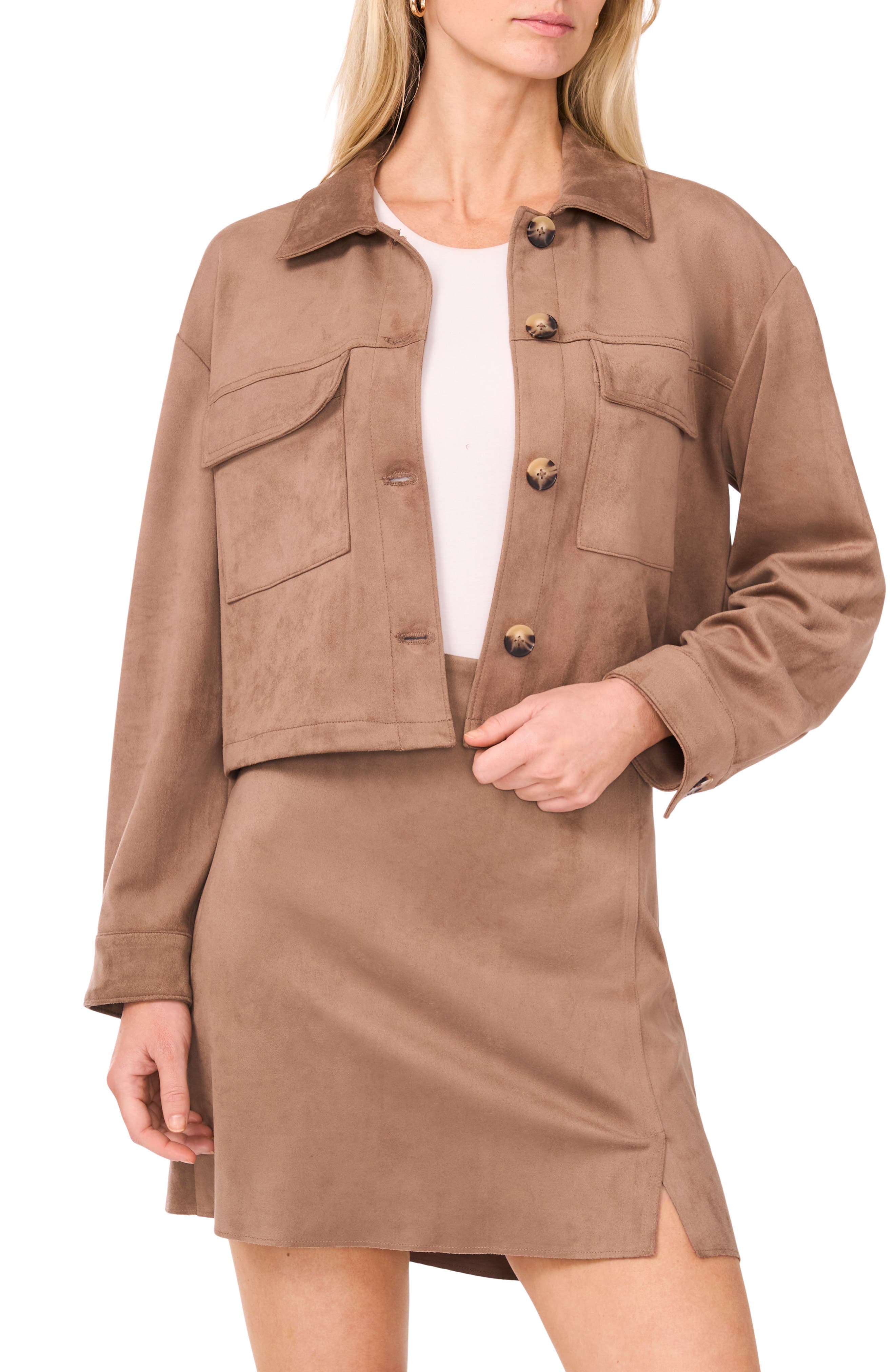 Faux Suede Jacket - image 1