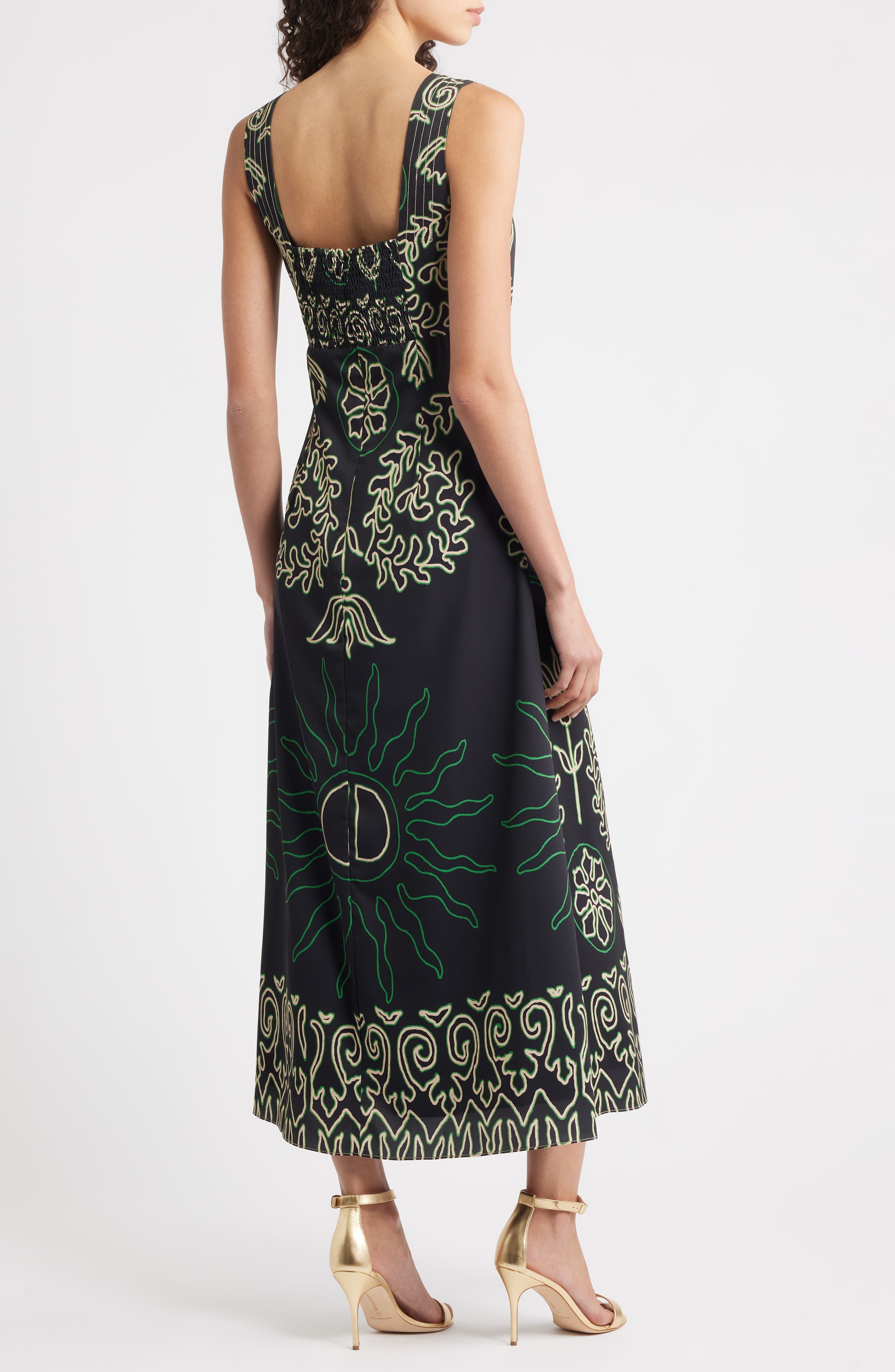 Enza Floral Print A-Line Dress - image 2