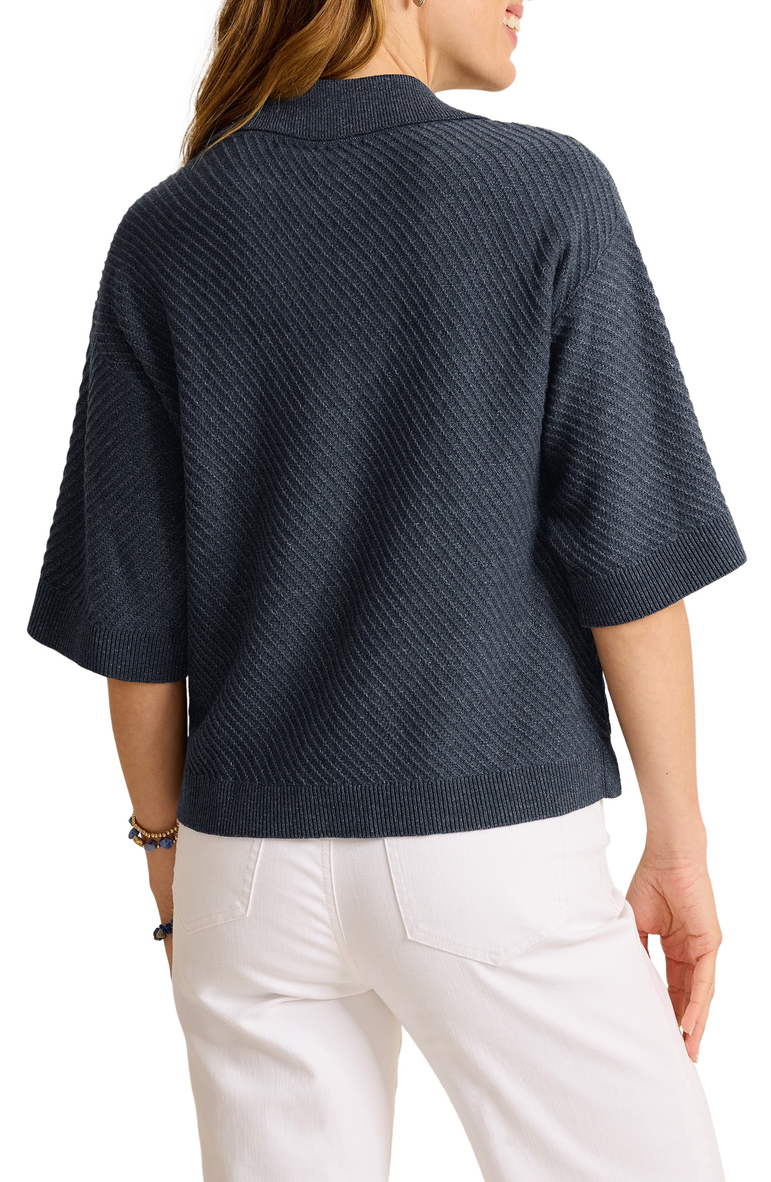 Cotton Polo Sweater - image 2