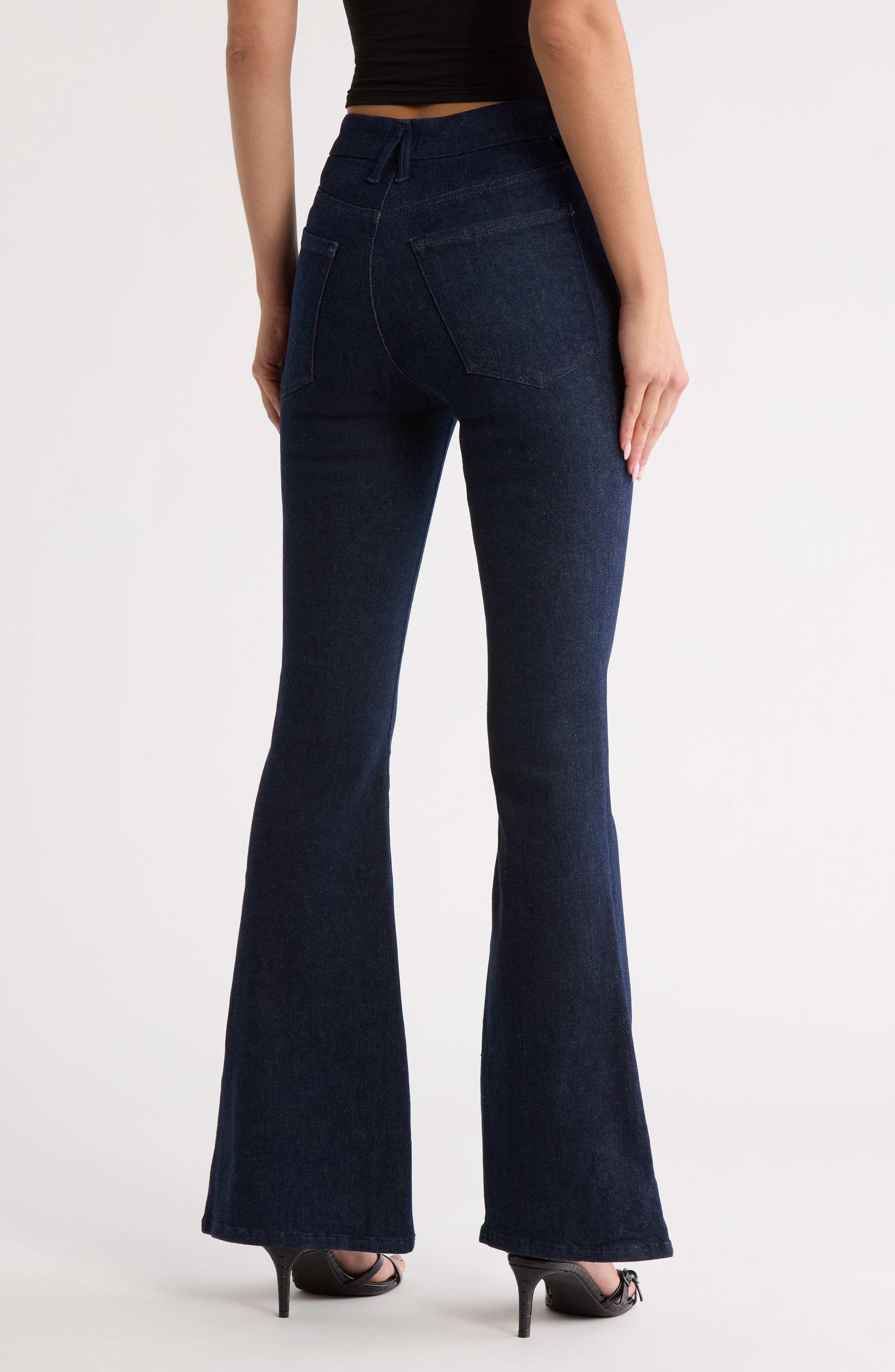Always Fits Good Distressed Flare Jeans - image 2