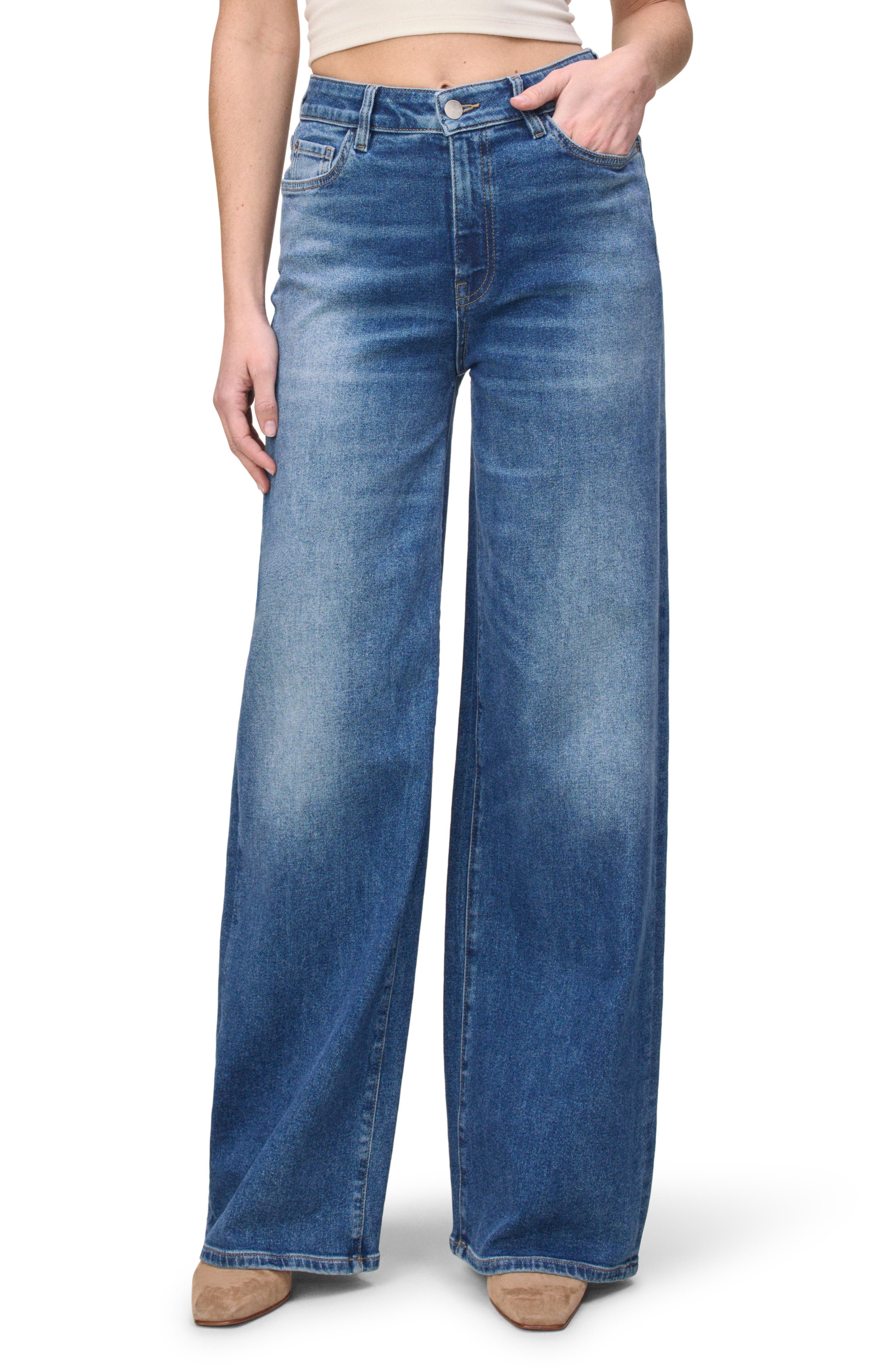 High Waist WIde Leg Jeans - image 1