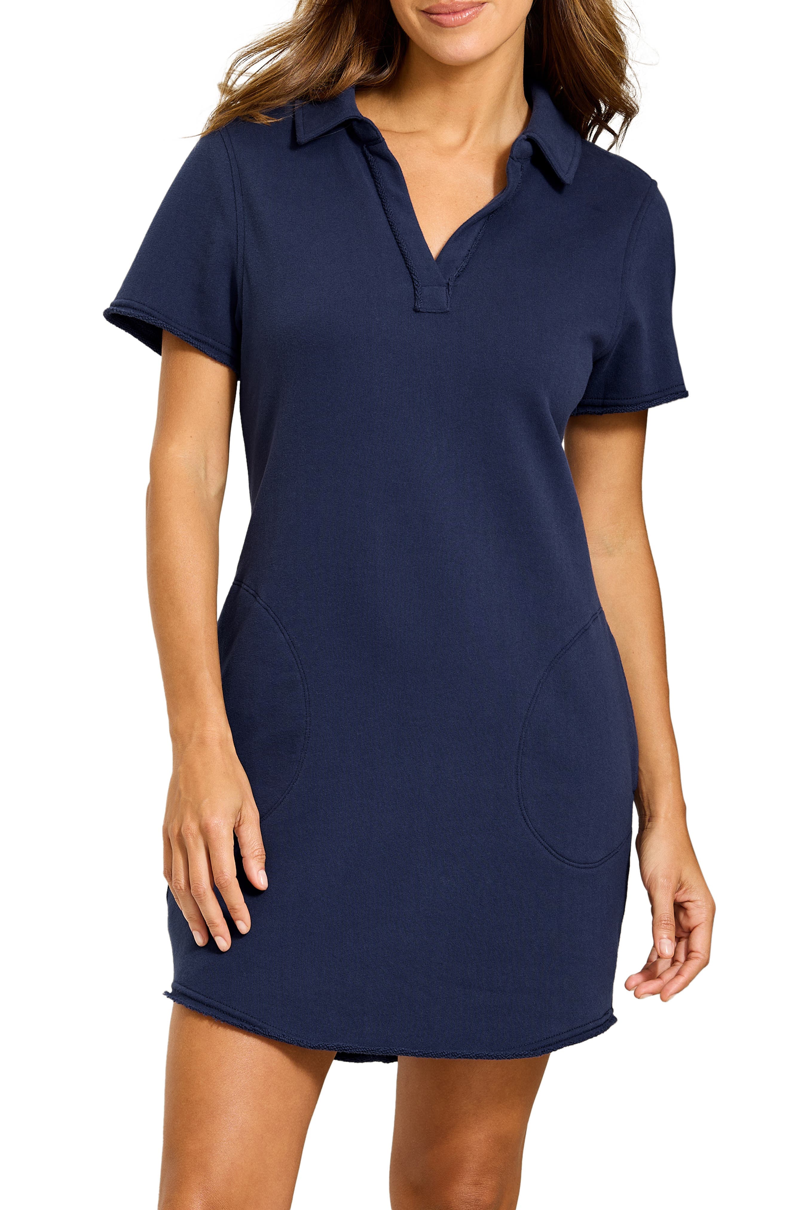 Marina Del Mar Cotton Brushed Fleece Minidress - image 3