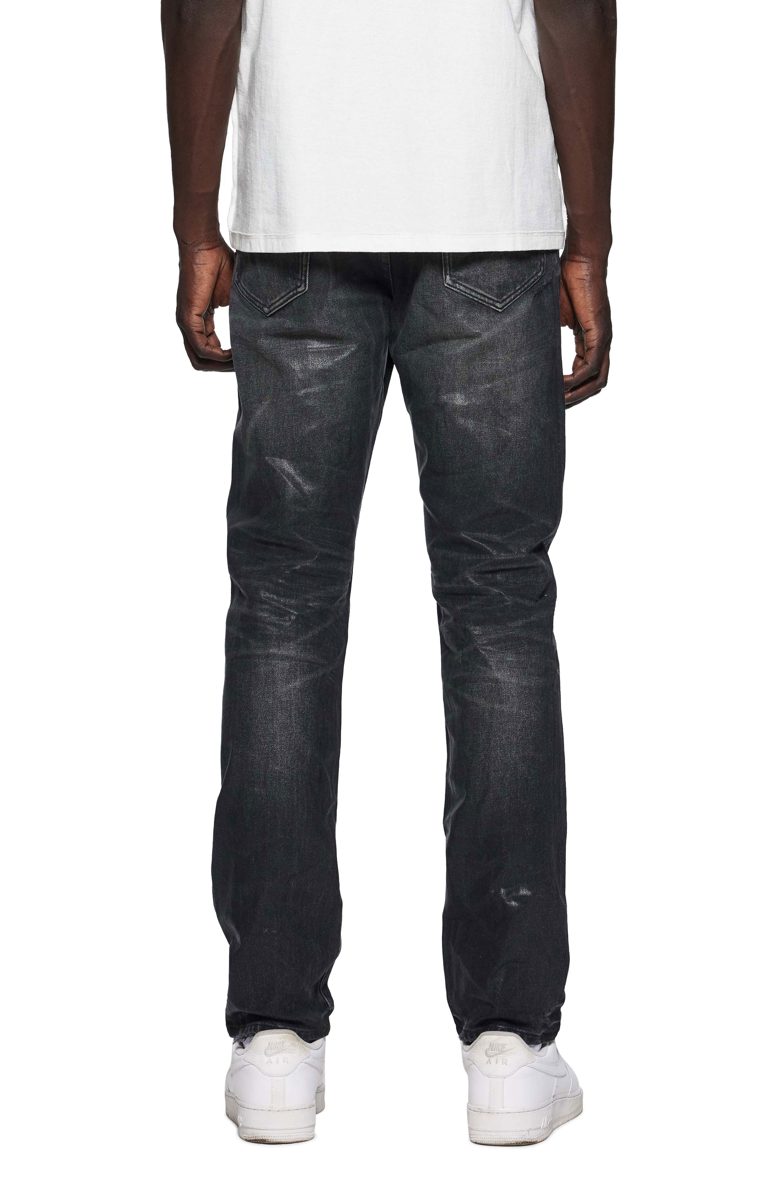Double Dip Coated Slim Straight Leg Jeans - image 2