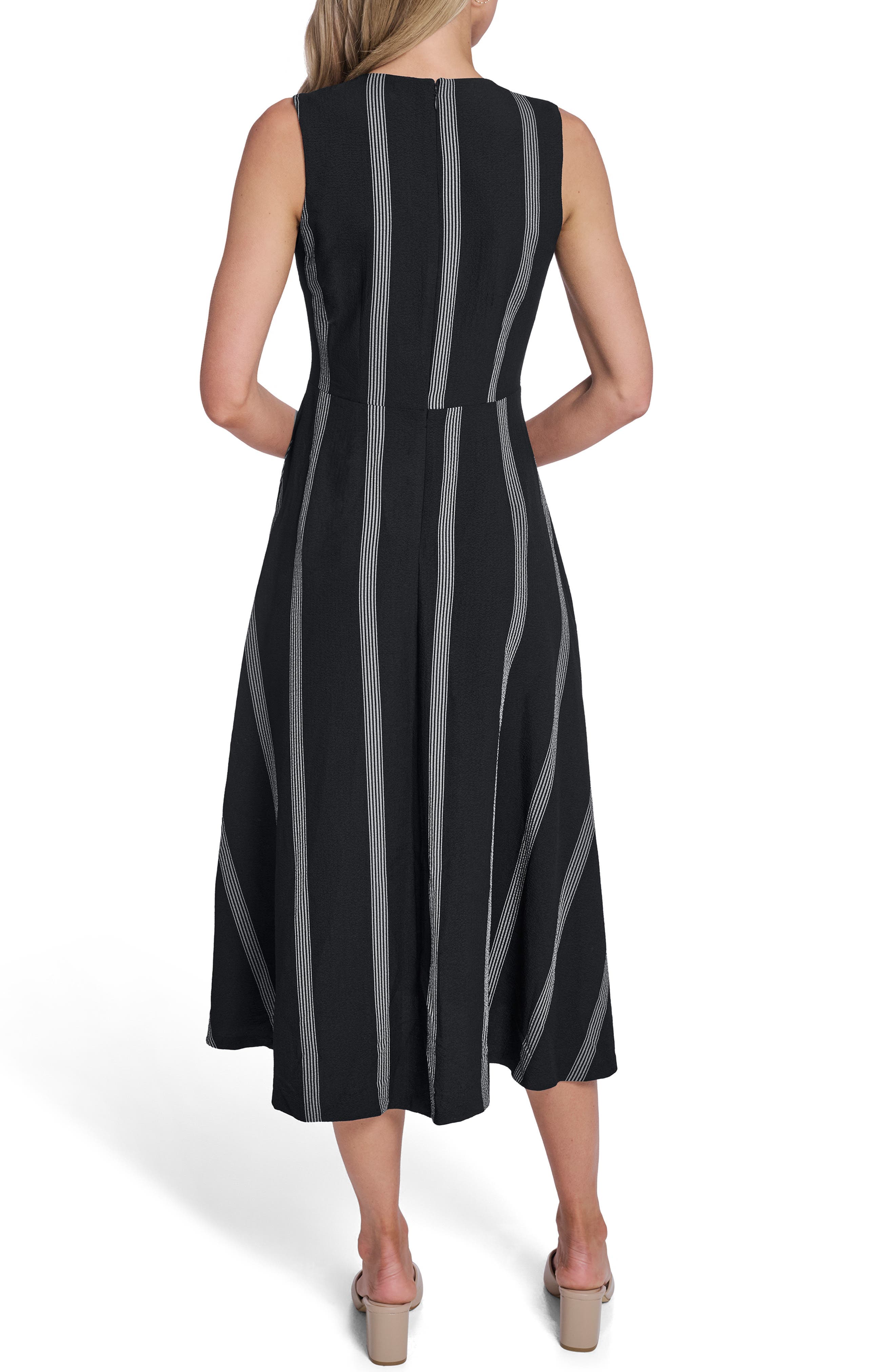 Stripe Midi Dress - image 2