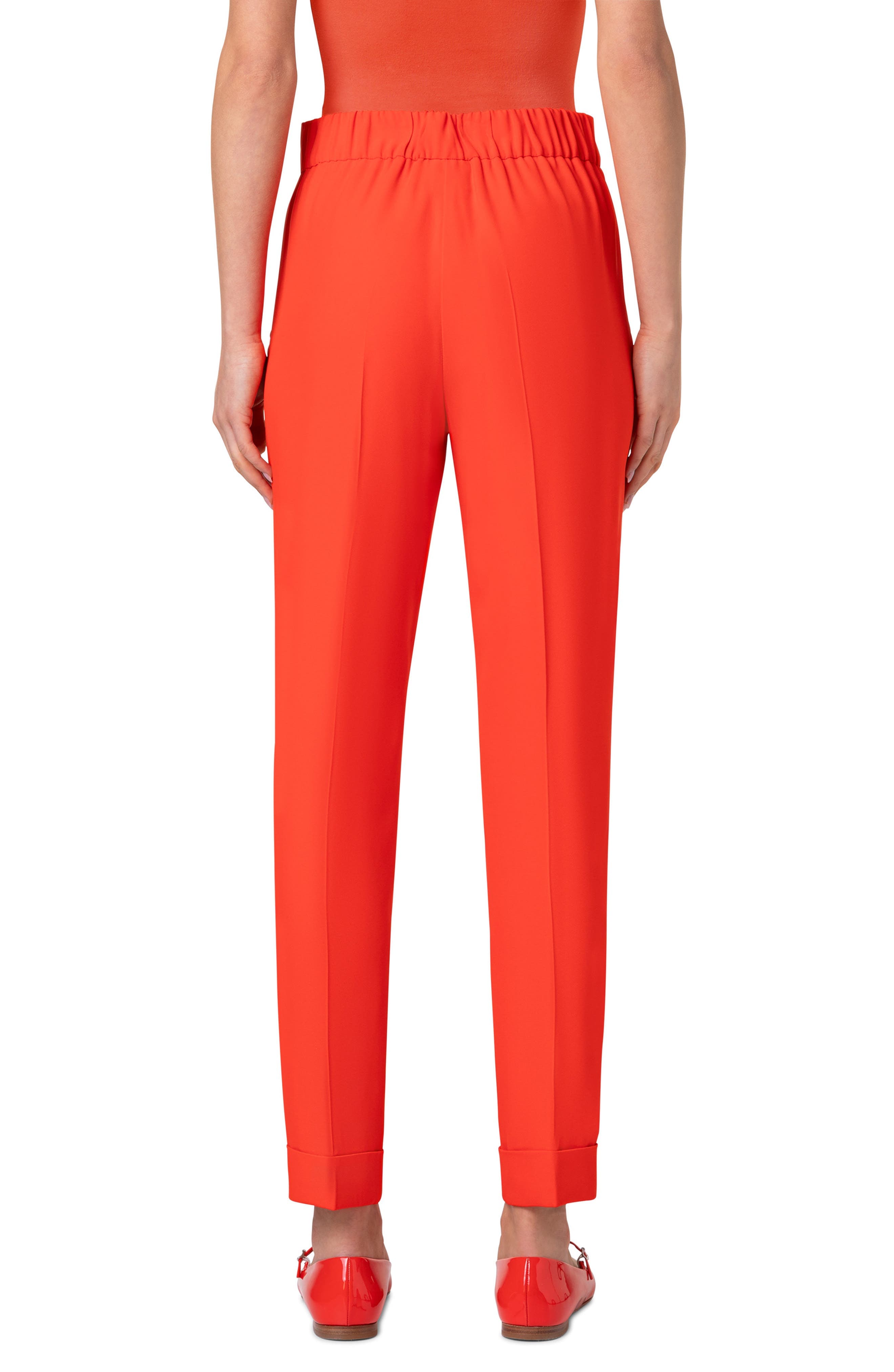 Chris Cuffed Crepe Pants - image 2