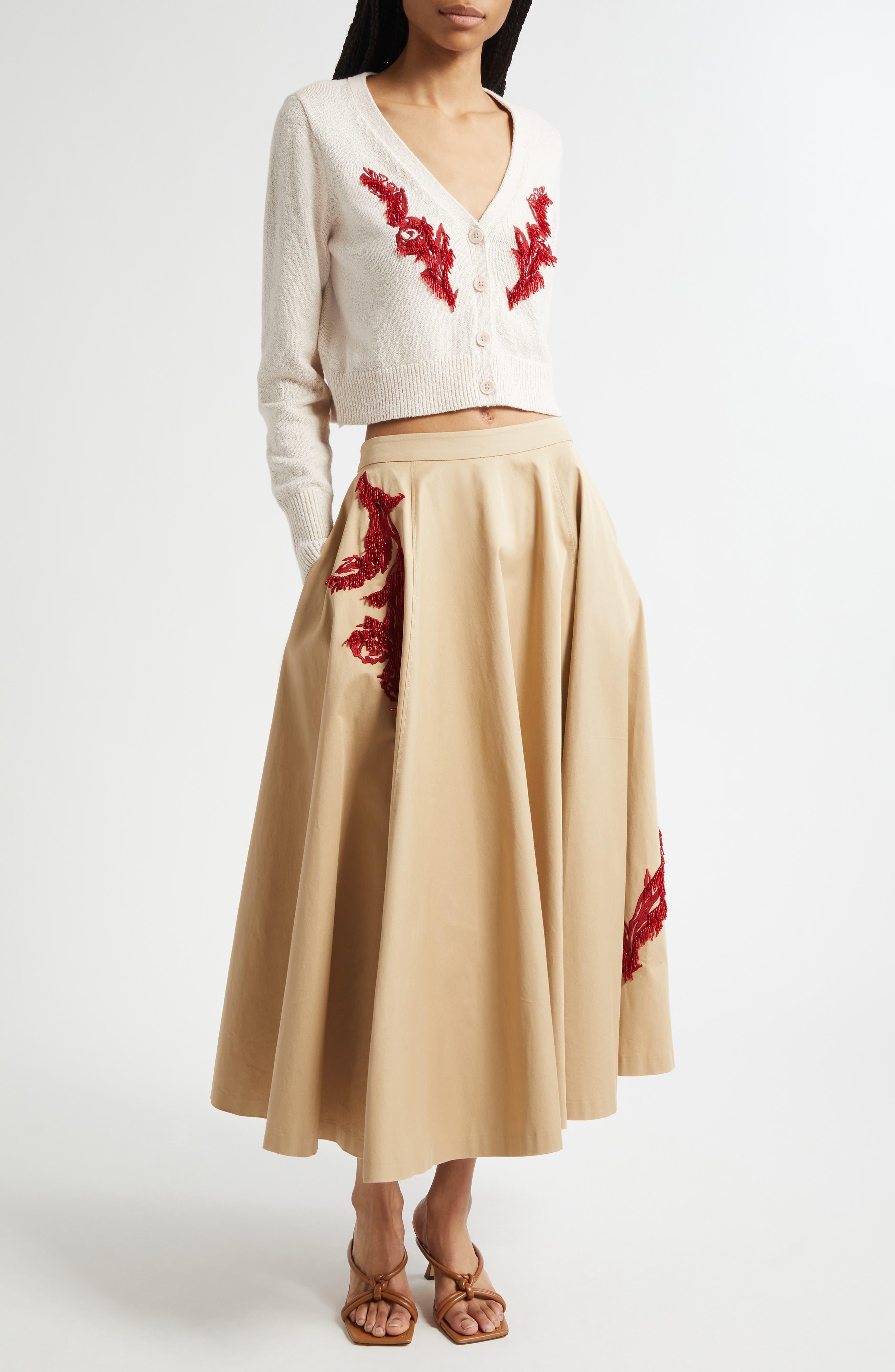 Nikko Beaded Crop Cardigan - image 2