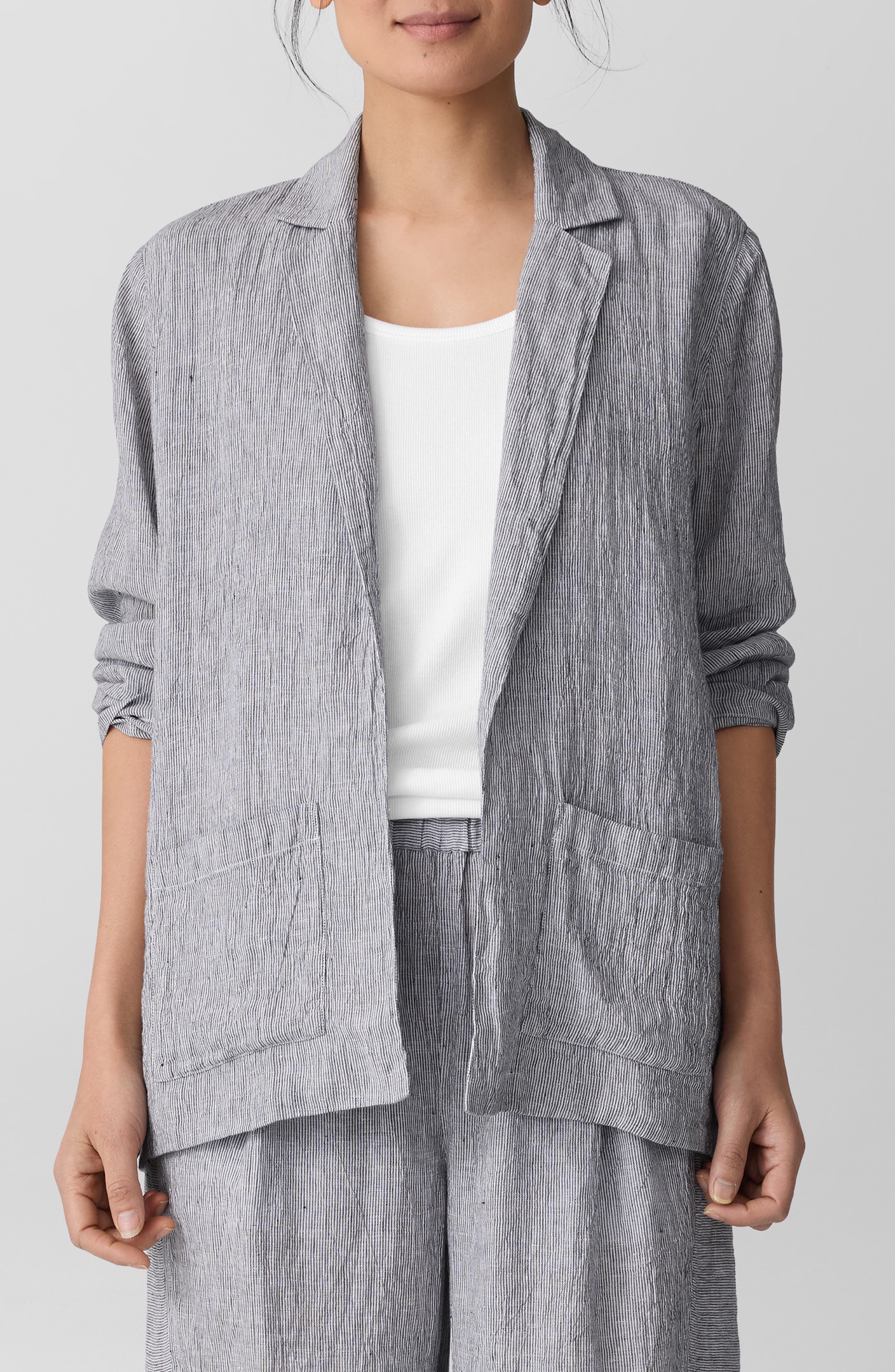 Organic Linen Blazer - image 1