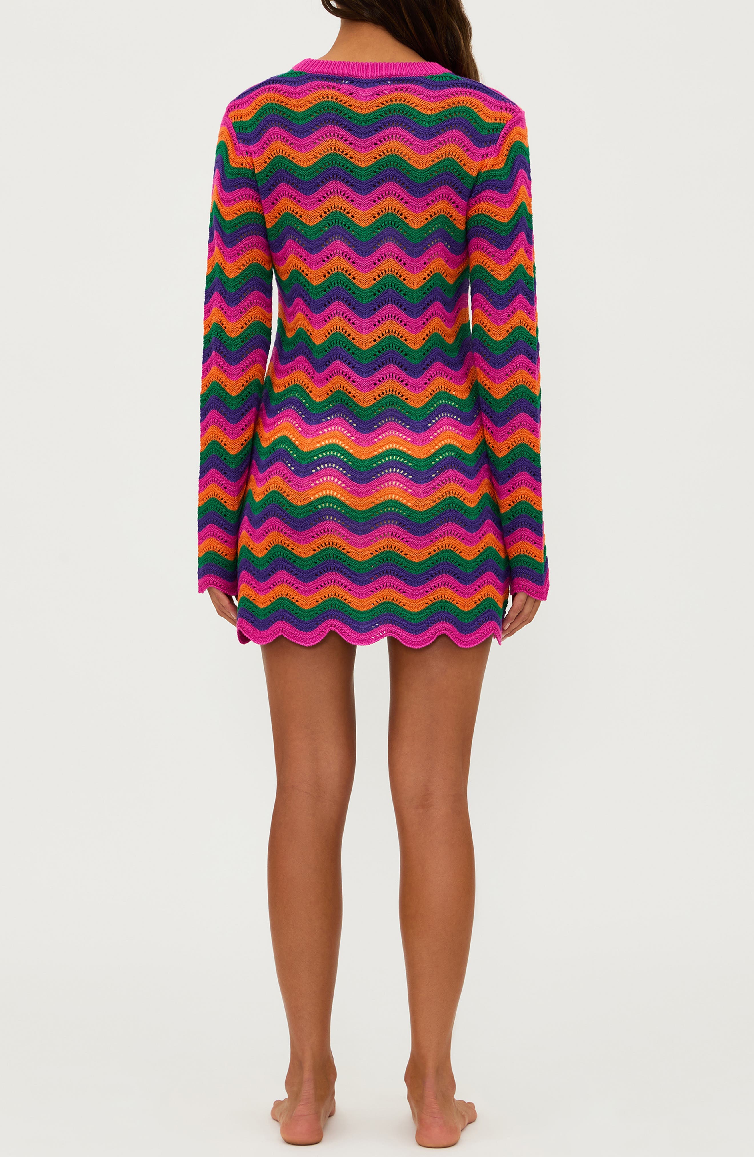 Libbi Long Sleeve Cover-Up Dress - image 2