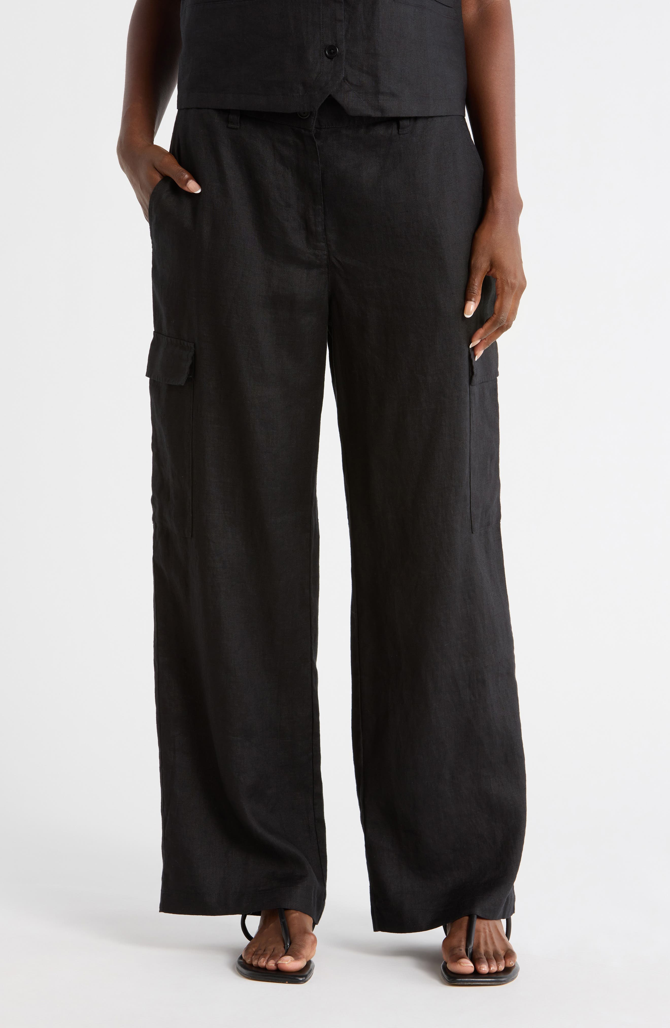 Wide Leg Cargo Pants - image 1
