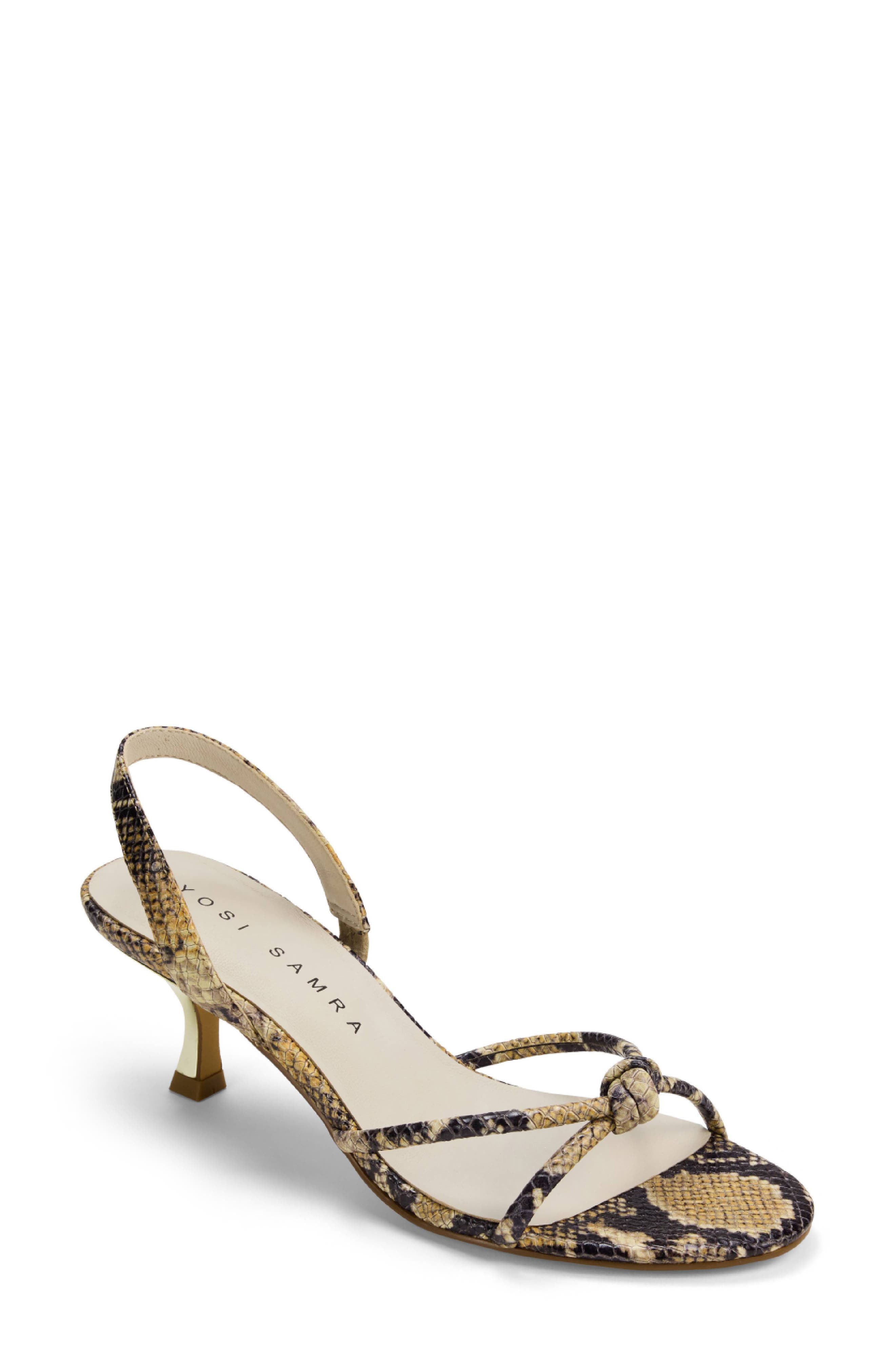 Kaia Slingback Kitten Heel Sandal - image 1