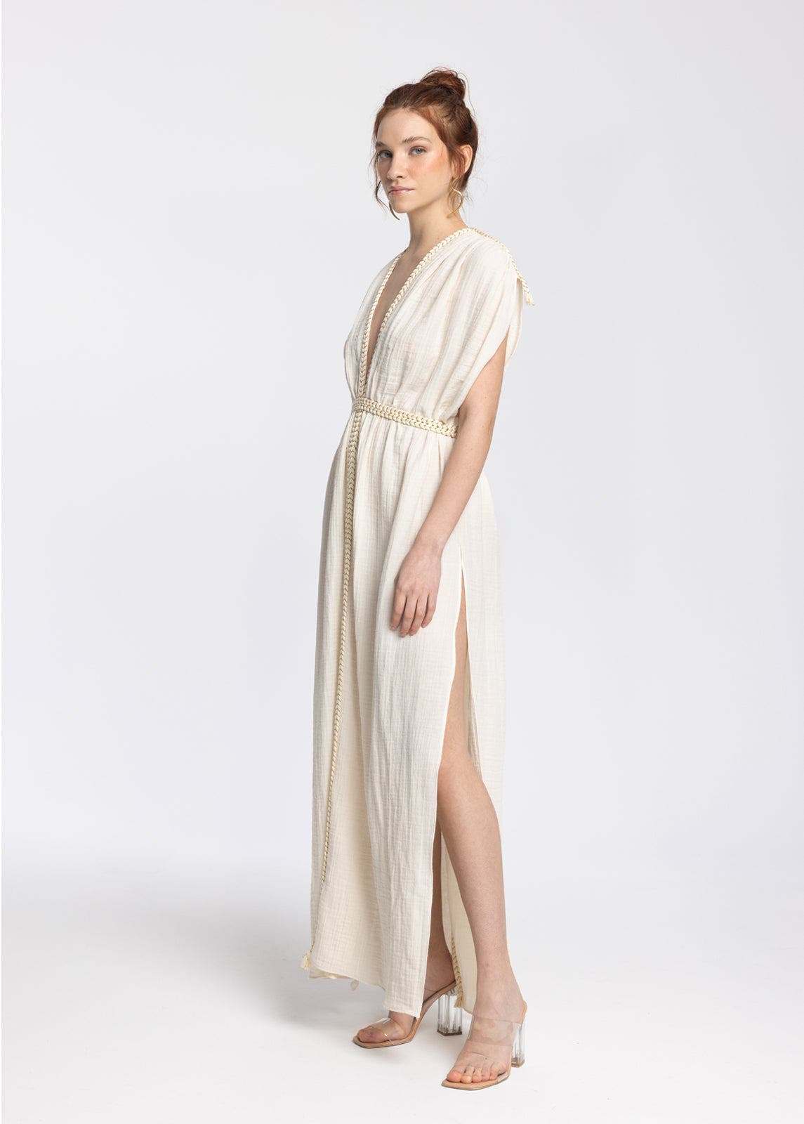 Helen 100% Cotton Maxi Dress - image 1