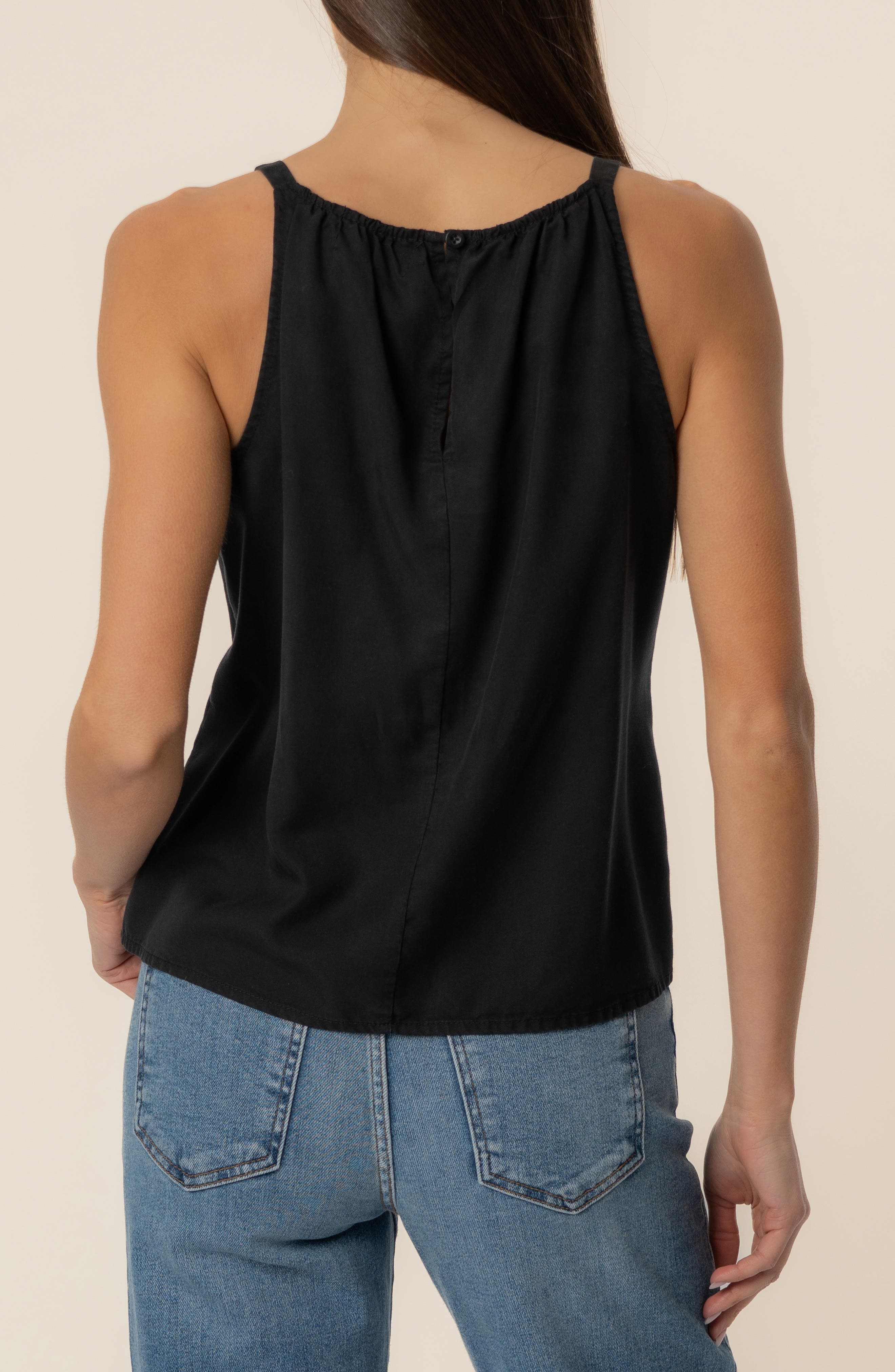 Carmen Ruffle Sleeveless Top - image 2