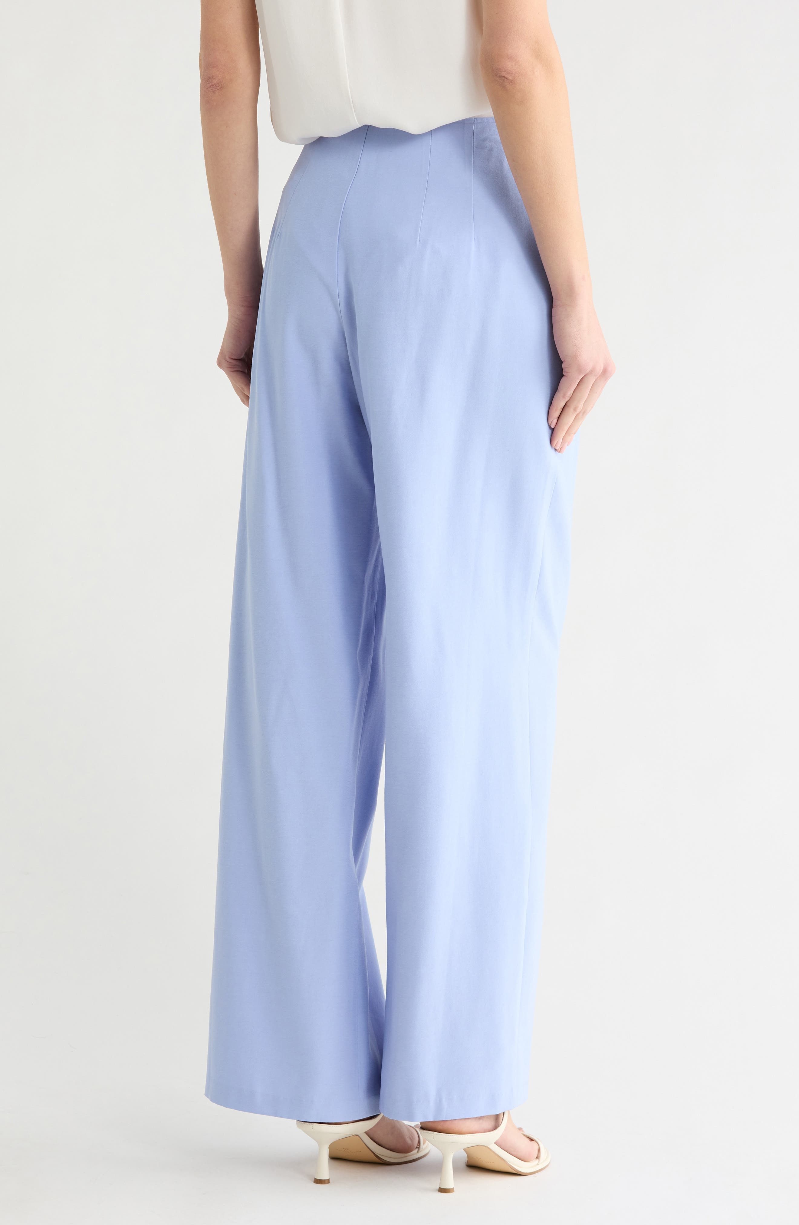 High Rise Pleated Wide Leg Pants - image 4