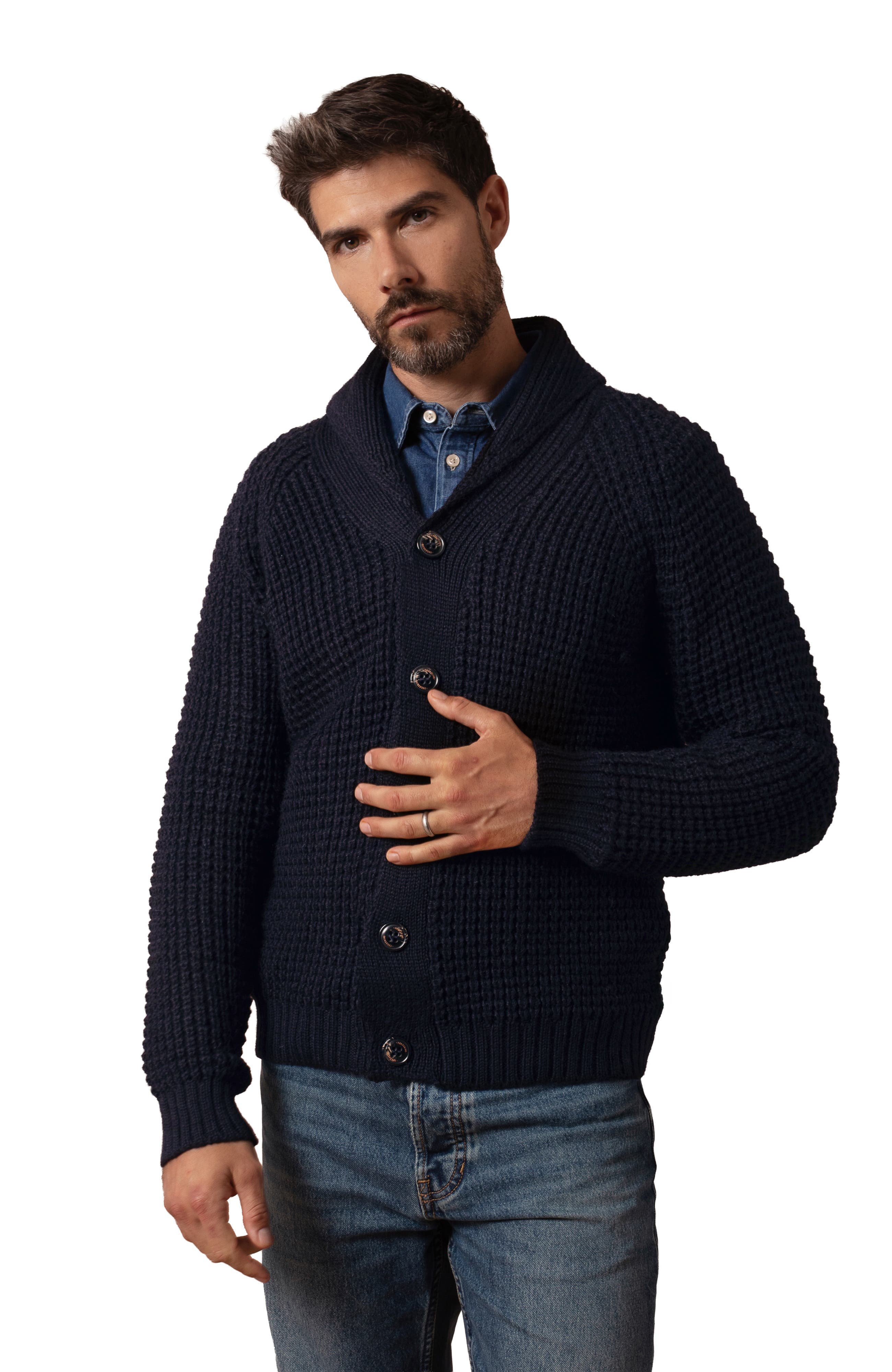 British Waffle Stitch Cardigan - image 1