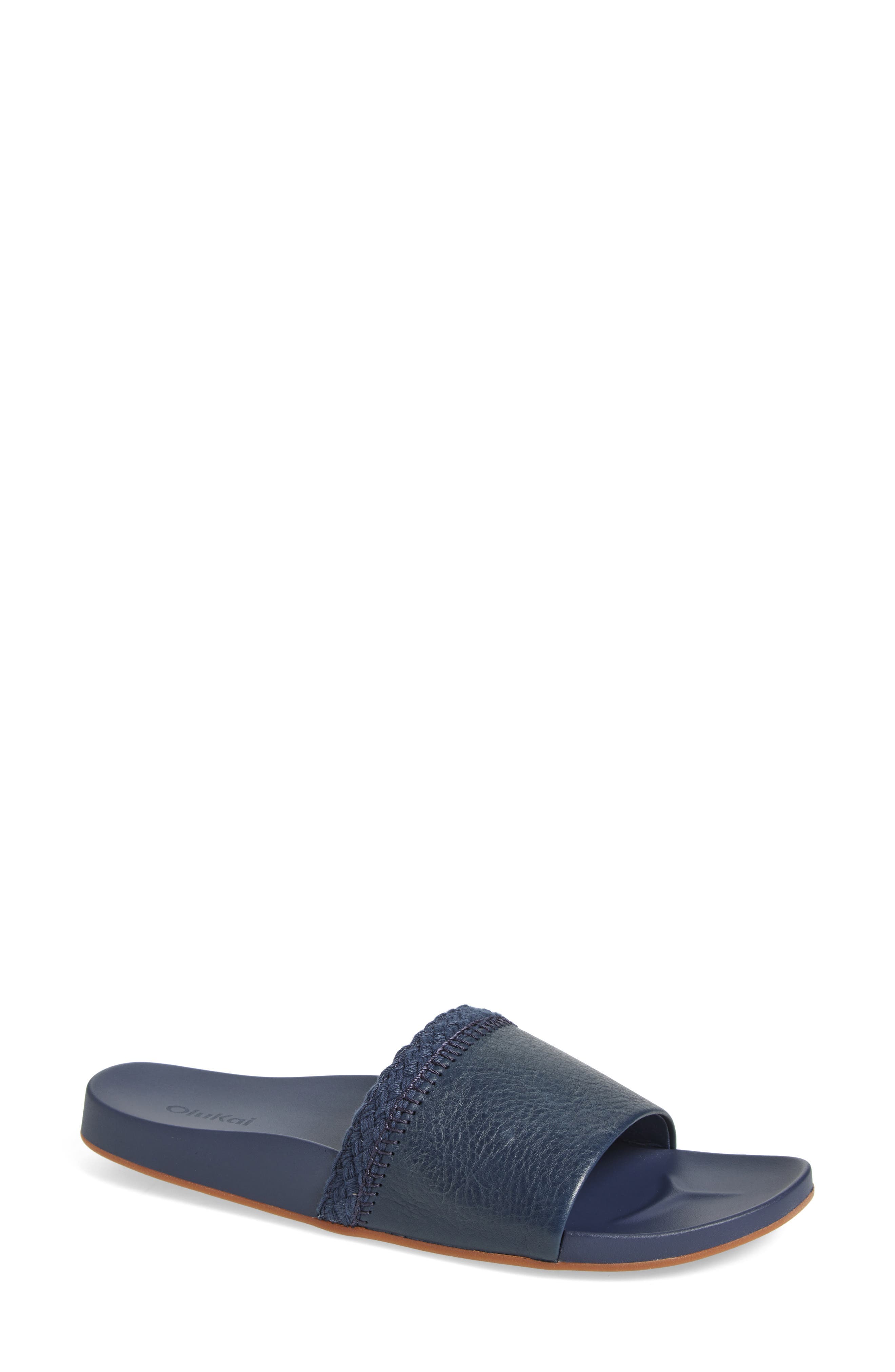 Pkea Leather Slide Sandal - image 5