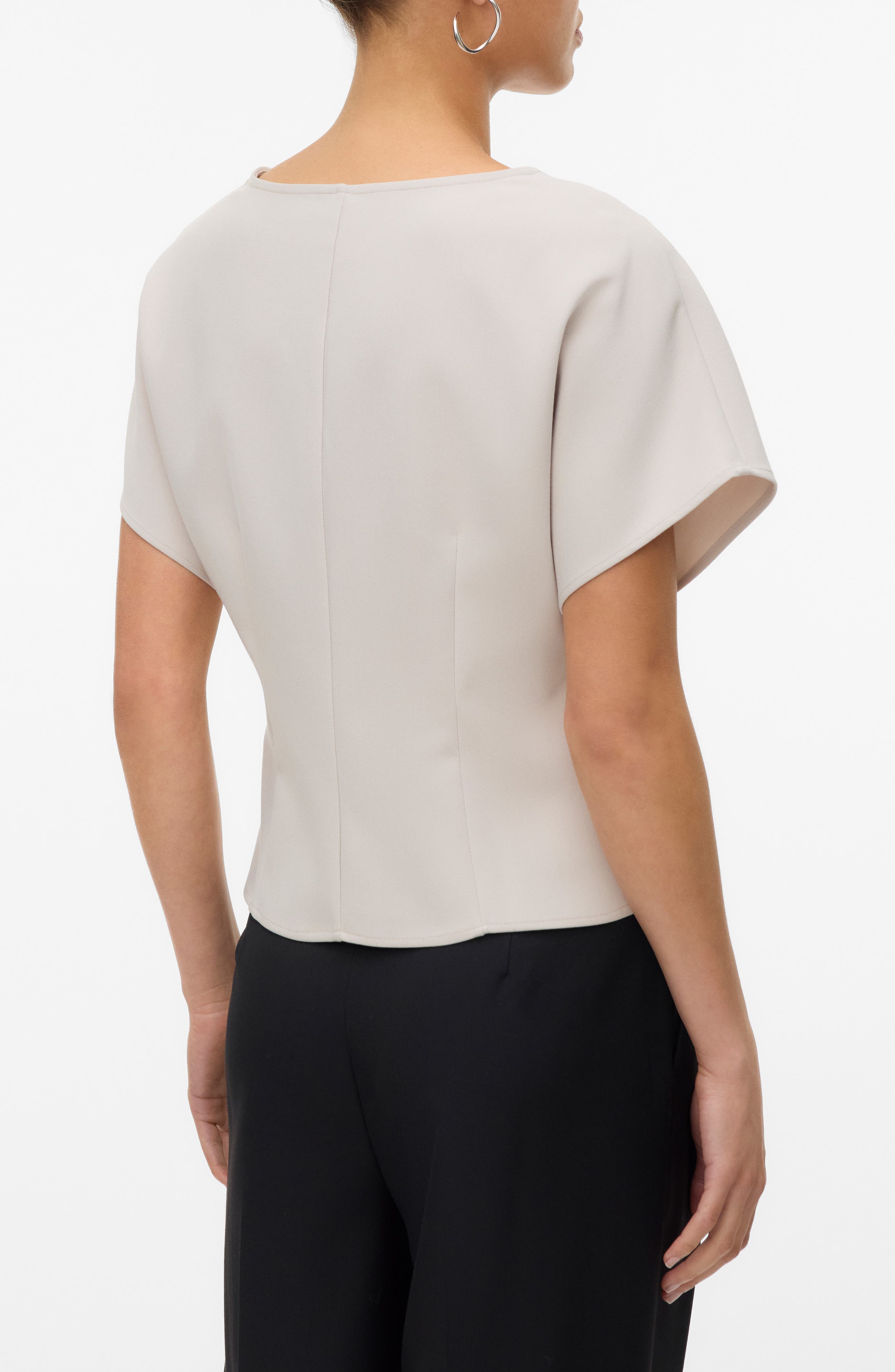 Sonja Short Sleeve Asymmetric Top - image 2