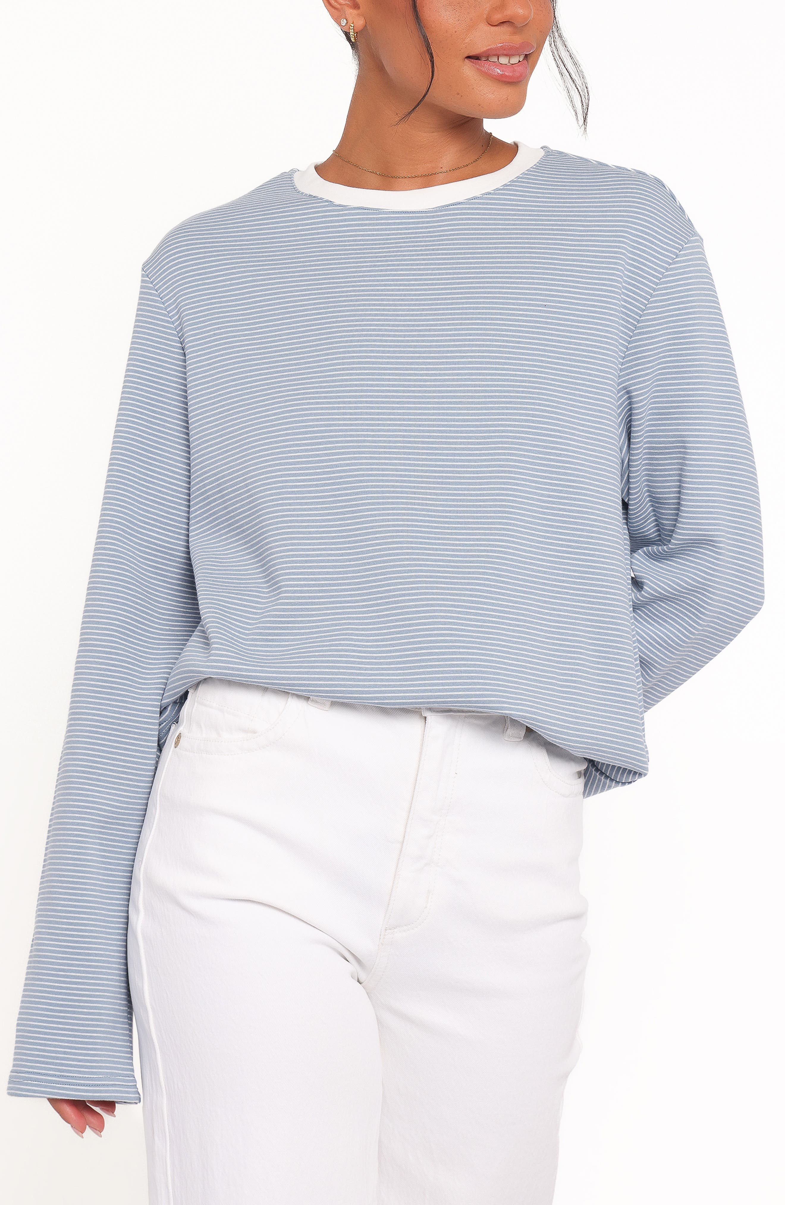 Ruva Stripe Long Sleeve T-Shirt - image 1