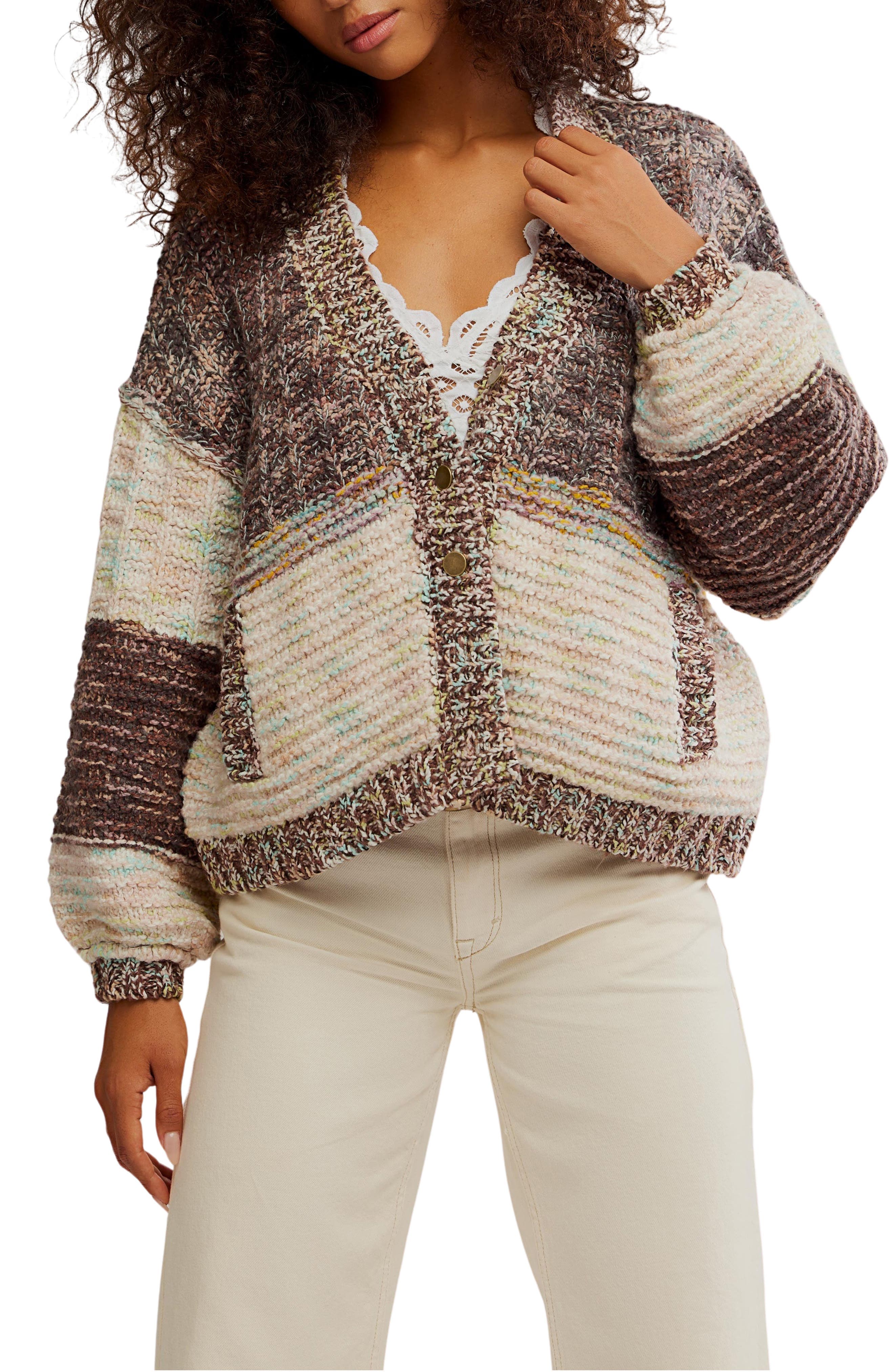 Isabella Colorblock Cardigan - image 1