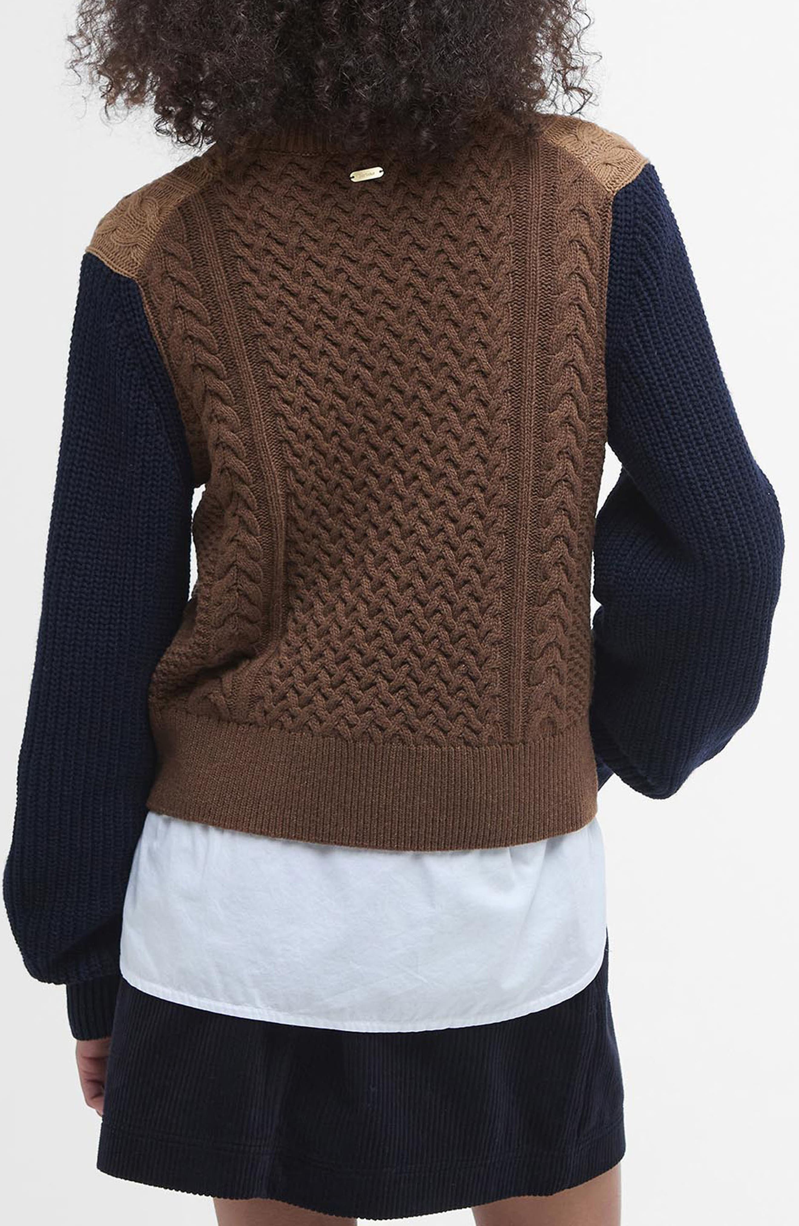 Ester Colorblock Wool & Cashmere Blend Sweater - image 2