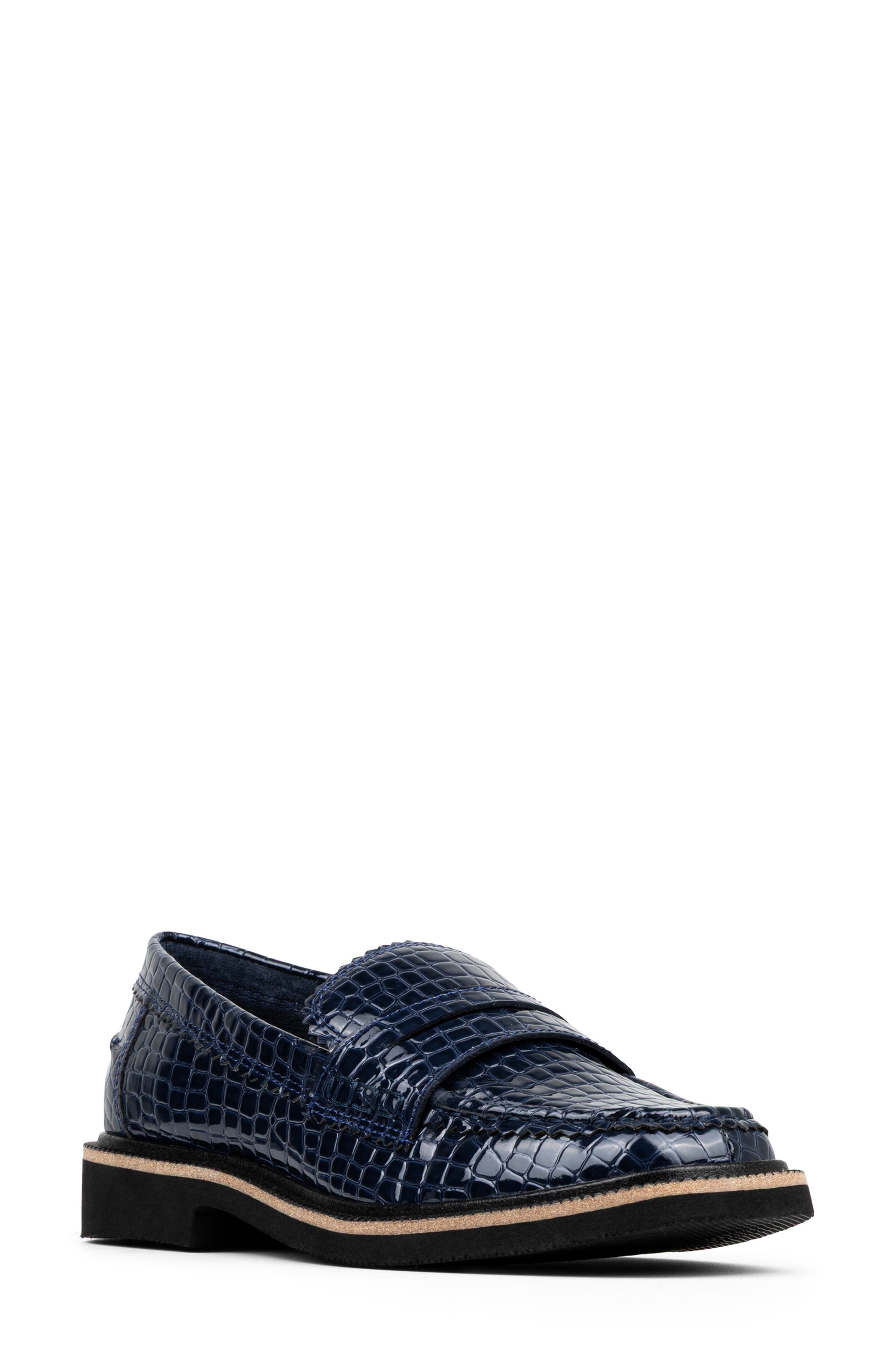 Croc Embossed Loafer - image 1