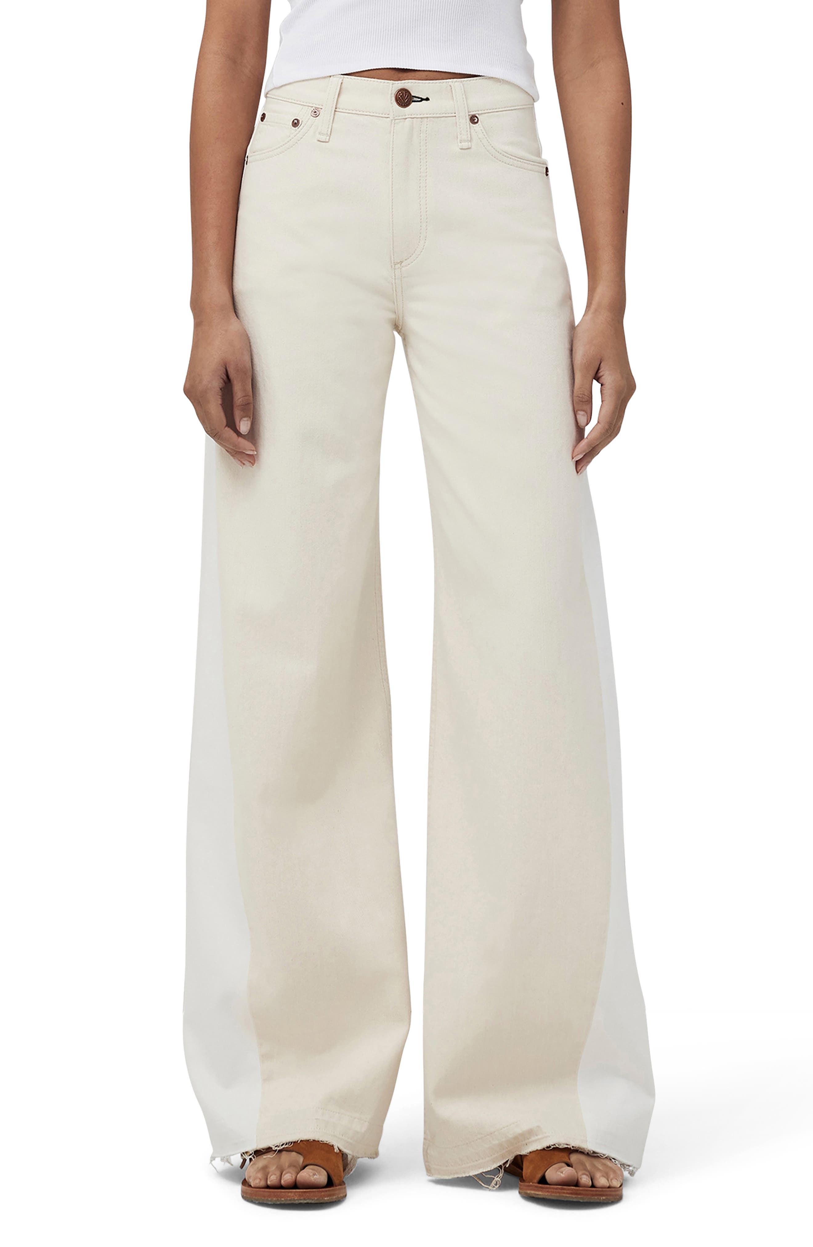 Sofie Two-Tone High Waist Wide Leg Jeans - image 1