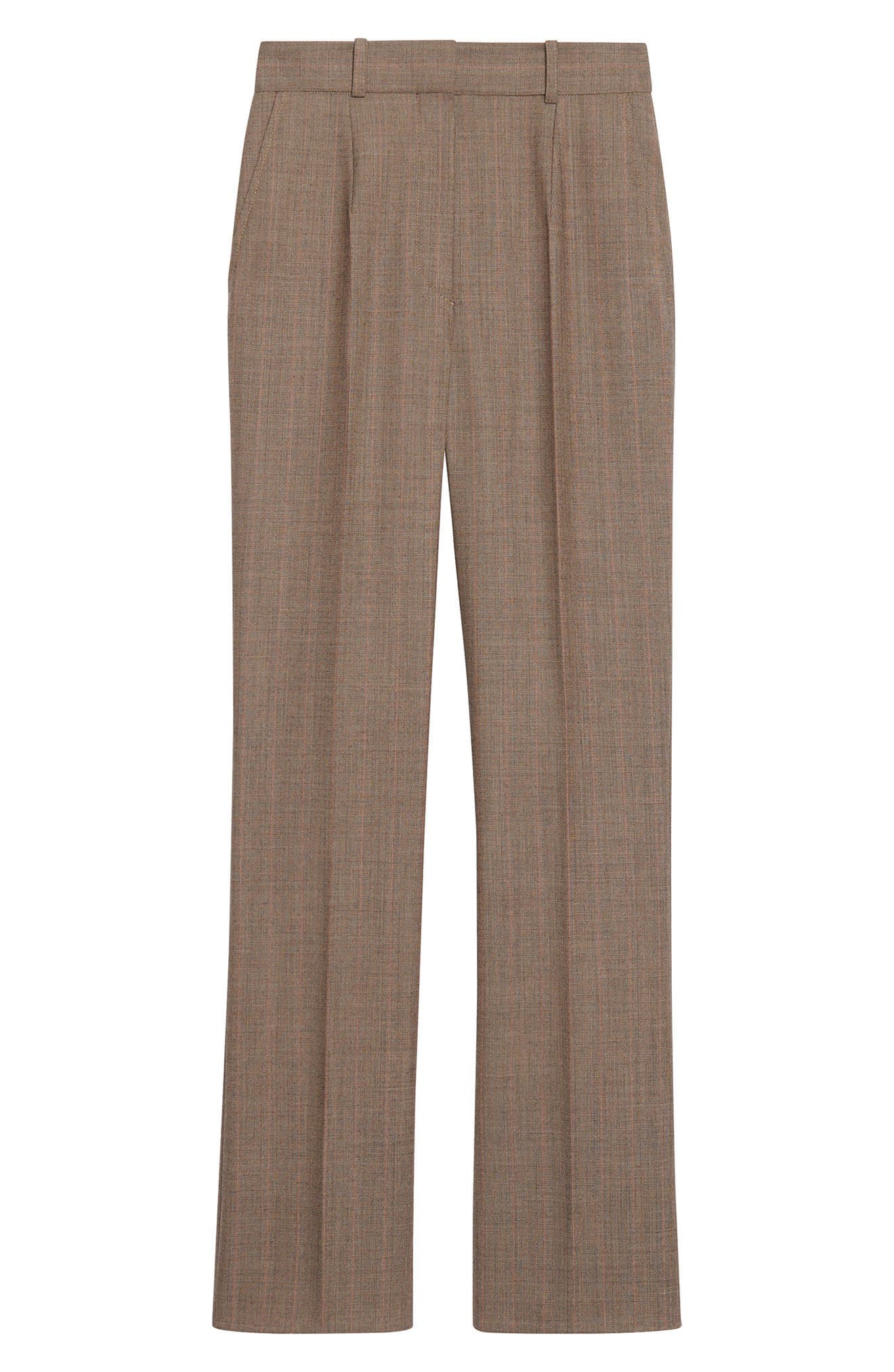 Smart Windowpane Plaid Trousers