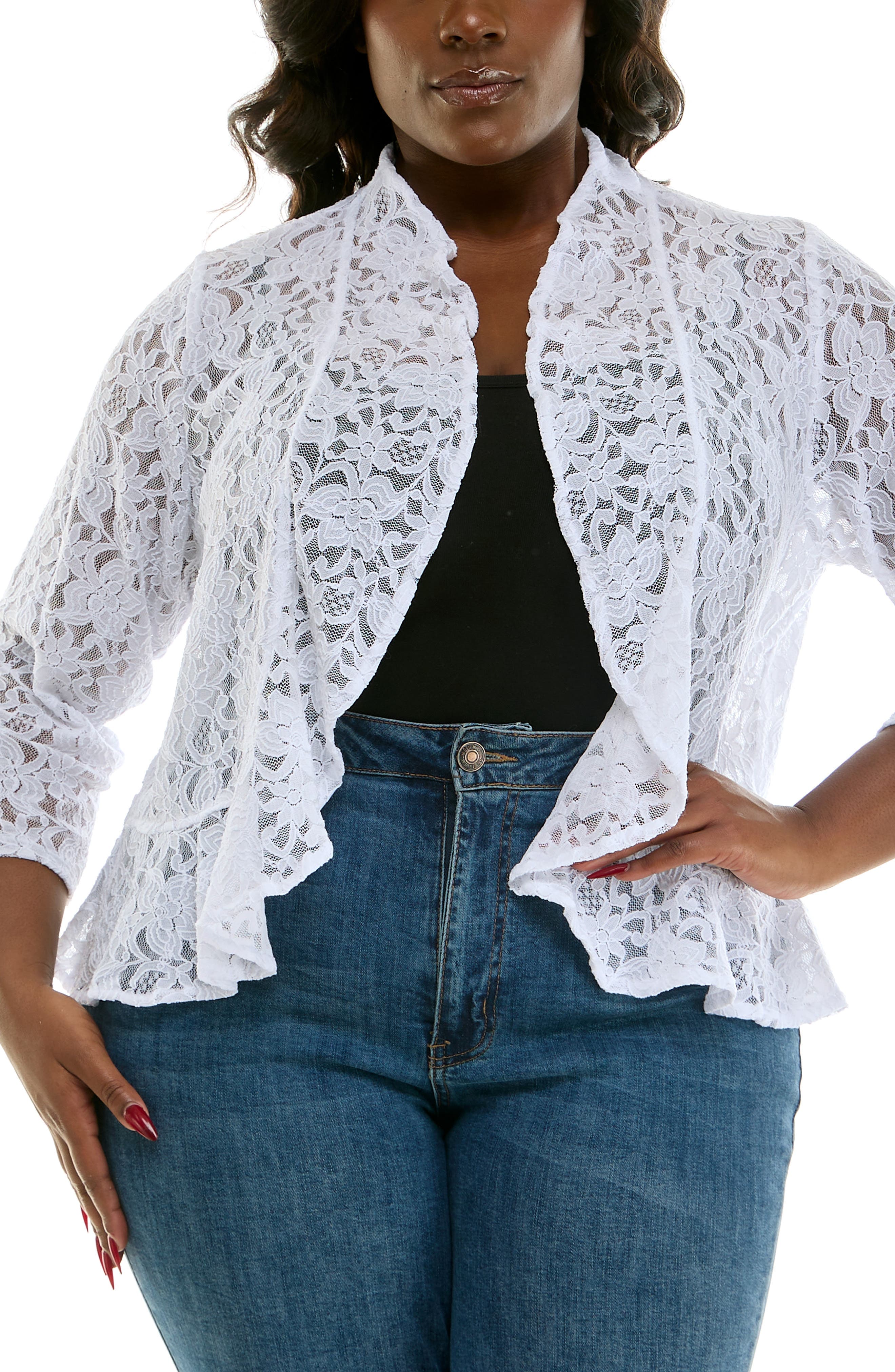 Ruffle Lace Bolero - image 3