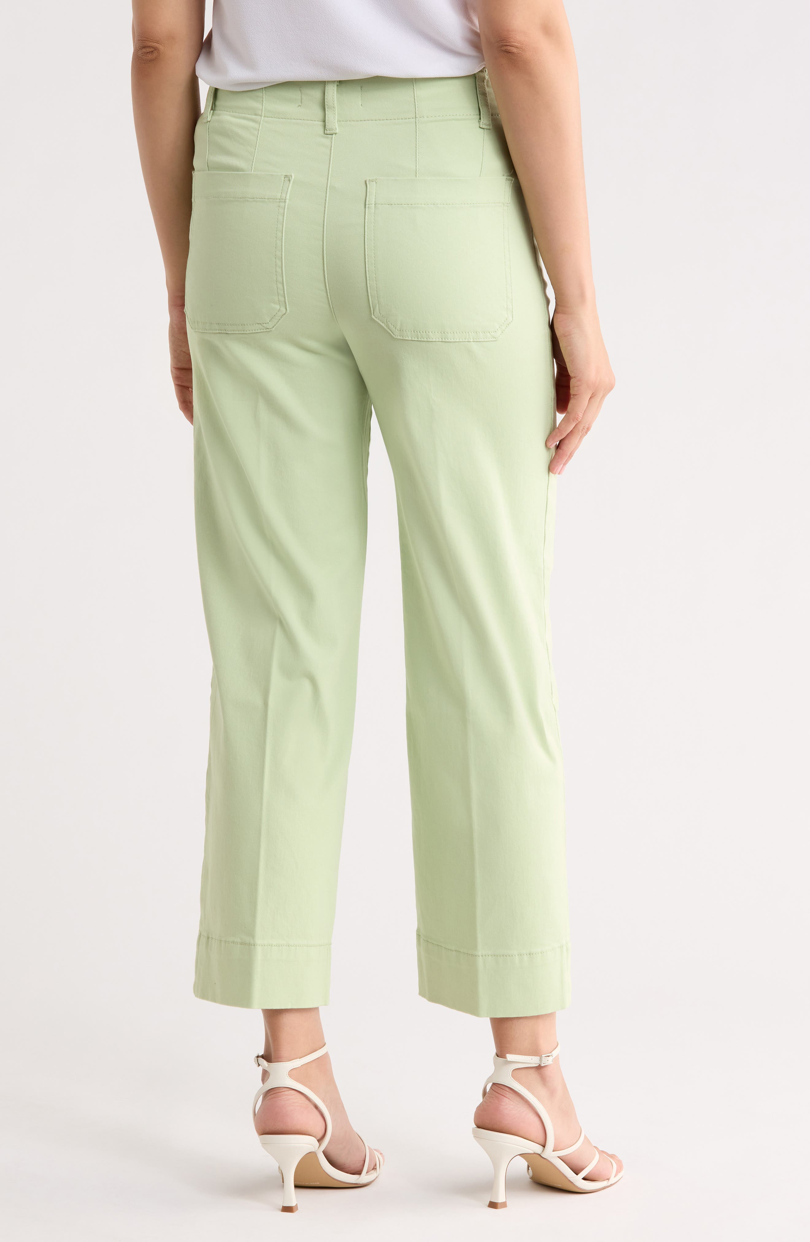 Cropped Cotton Twill Pants - image 4